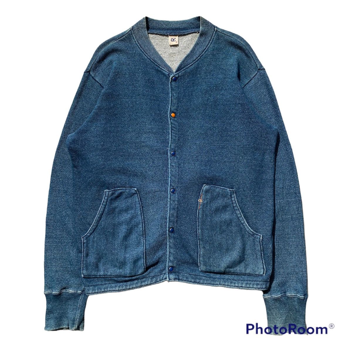 45rpm RARE💥Vintage R by 45rpm Indigo Dyed Cardigan “Japan Style” Size US M / EU 48-50 / 2 - 1 Thumbnail