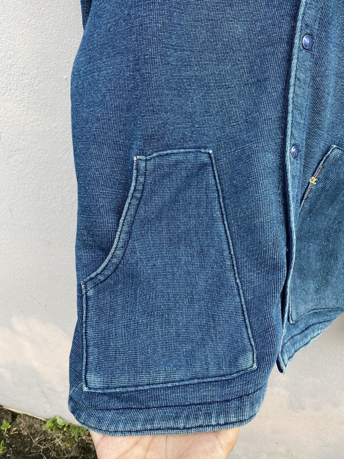 45rpm RARE💥Vintage R by 45rpm Indigo Dyed Cardigan “Japan Style” Size US M / EU 48-50 / 2 - 14 Thumbnail