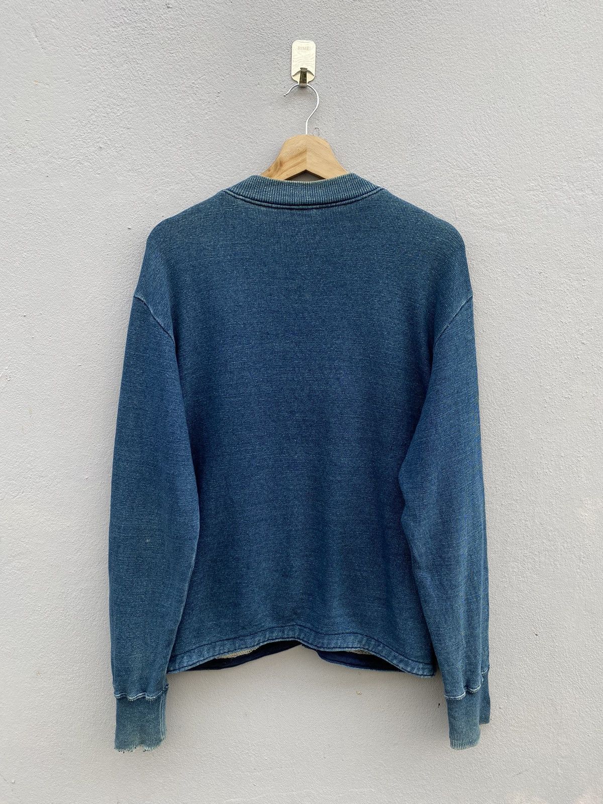 45rpm RARE💥Vintage R by 45rpm Indigo Dyed Cardigan “Japan Style” Size US M / EU 48-50 / 2 - 15 Thumbnail