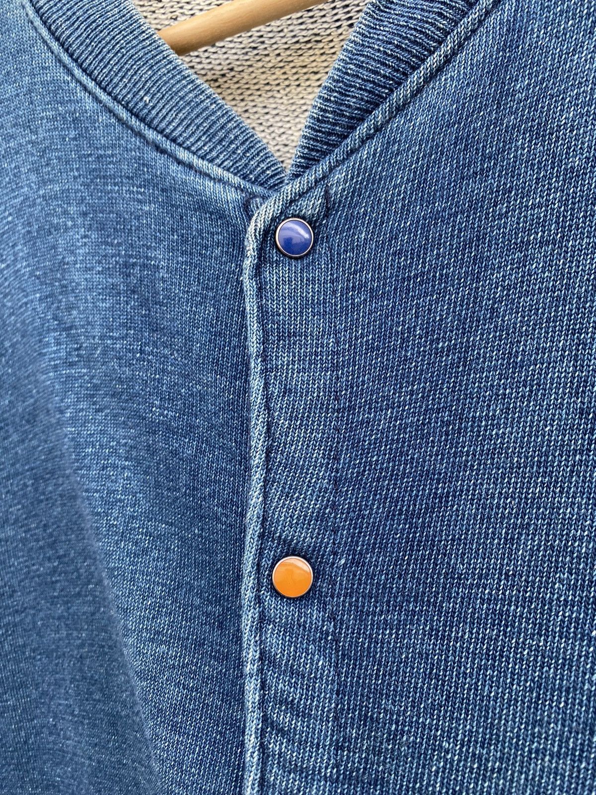 45rpm RARE💥Vintage R by 45rpm Indigo Dyed Cardigan “Japan Style” Size US M / EU 48-50 / 2 - 8 Thumbnail