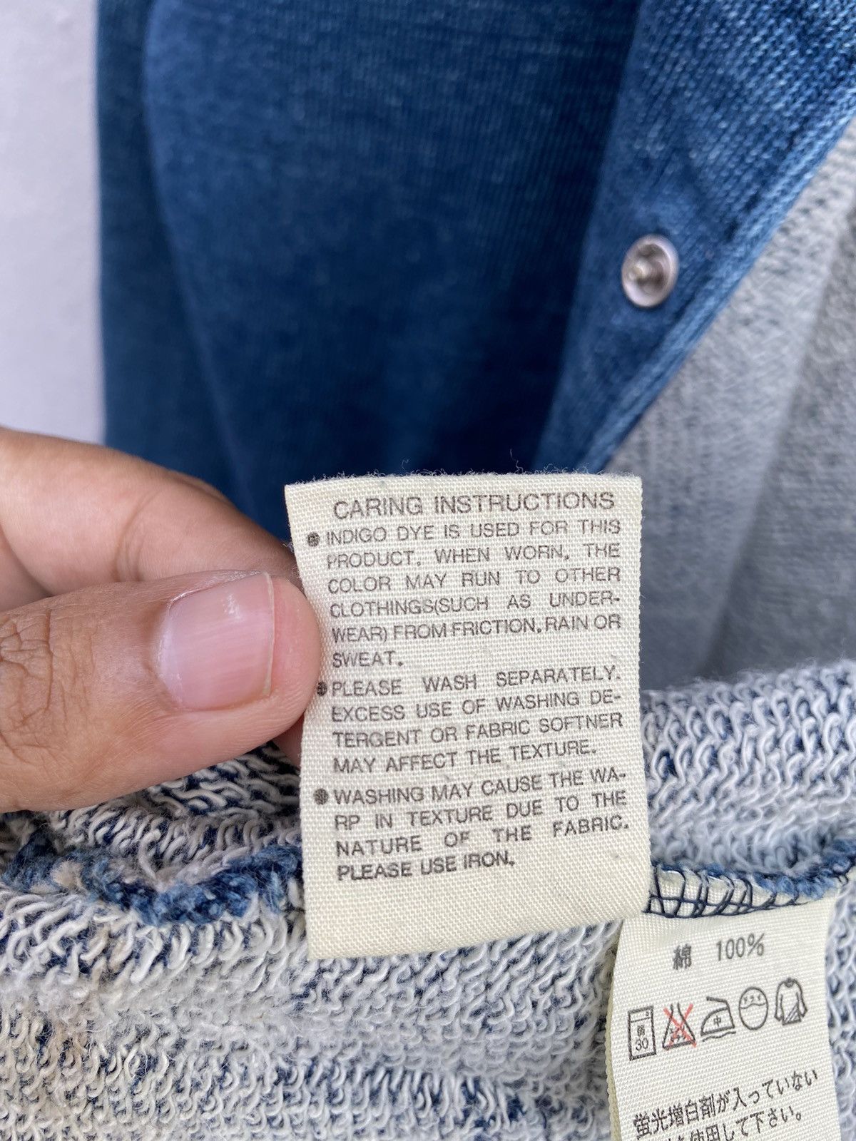 45rpm RARE💥Vintage R by 45rpm Indigo Dyed Cardigan “Japan Style” Size US M / EU 48-50 / 2 - 20 Thumbnail