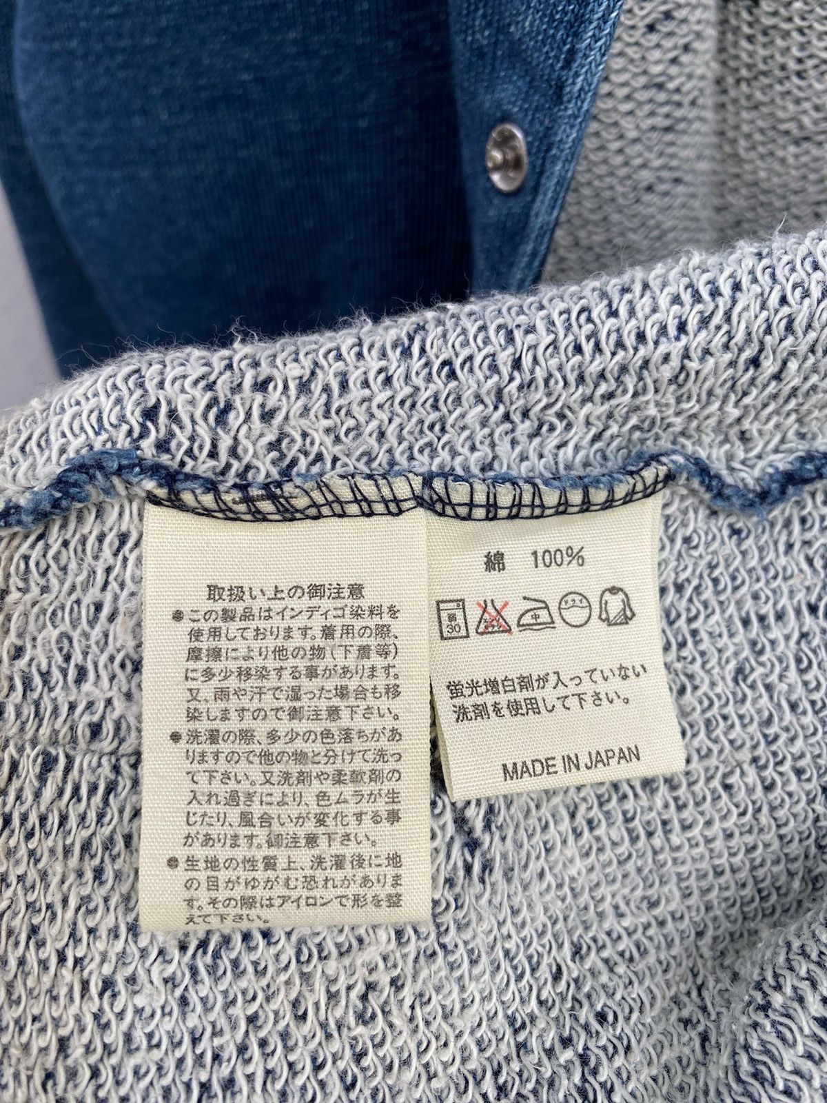 45rpm RARE💥Vintage R by 45rpm Indigo Dyed Cardigan “Japan Style” Size US M / EU 48-50 / 2 - 19 Thumbnail