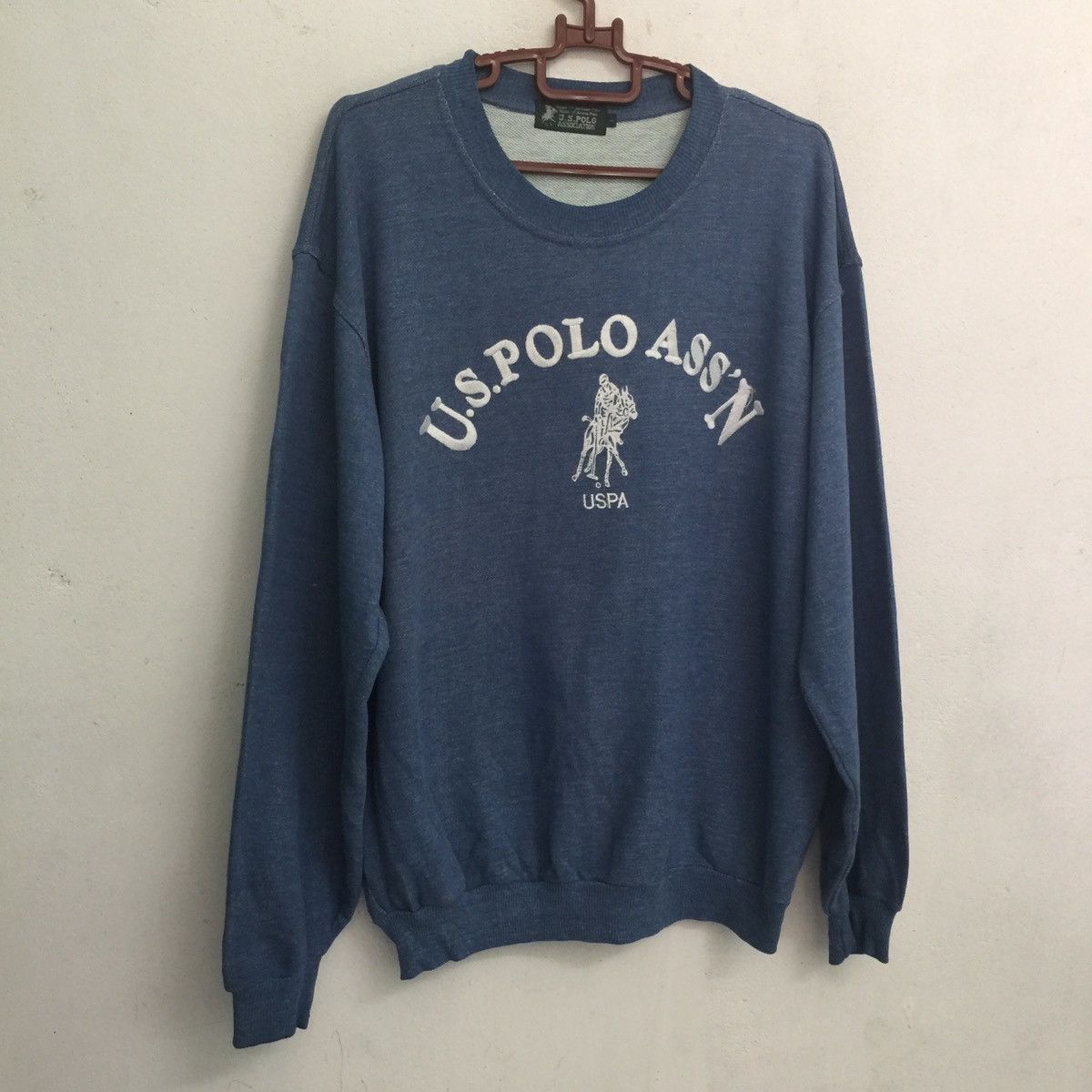 U.S. Polo Assn. U.S. Polo Sweatshirt Big Logo embroidered, Vintage Size US L / EU 52-54 / 3 - 2 Thumbnail
