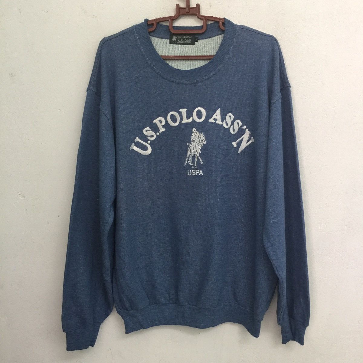 U.S. Polo Assn. U.S. Polo Sweatshirt Big Logo embroidered, Vintage Size US L / EU 52-54 / 3 - 1 Thumbnail
