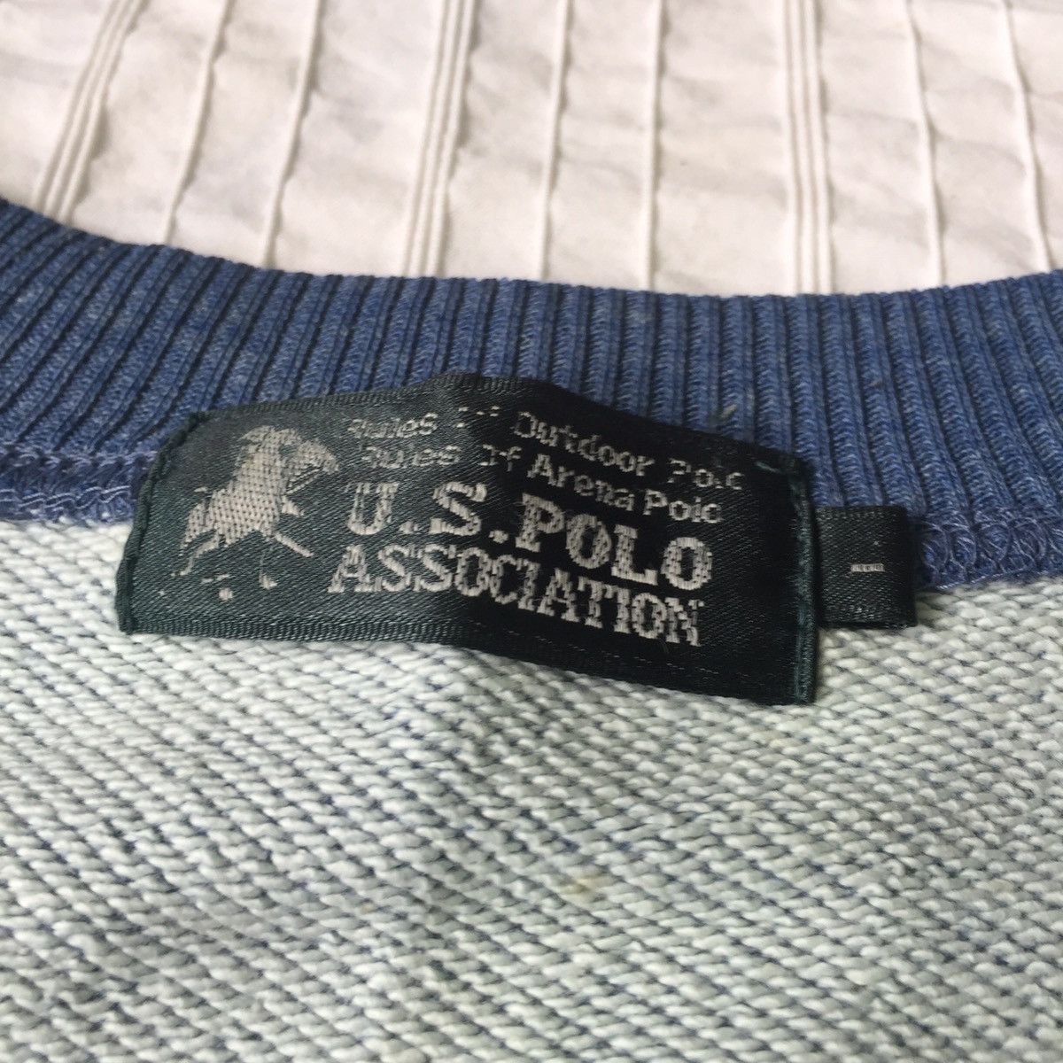 U.S. Polo Assn. U.S. Polo Sweatshirt Big Logo embroidered, Vintage Size US L / EU 52-54 / 3 - 14 Thumbnail