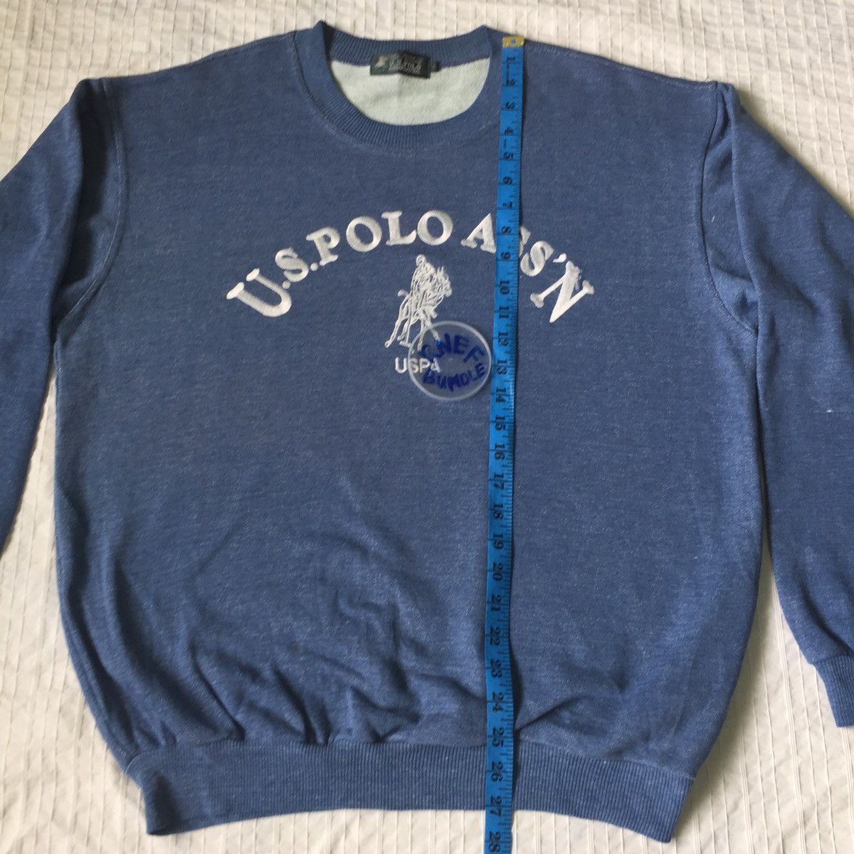 U.S. Polo Assn. U.S. Polo Sweatshirt Big Logo embroidered, Vintage Size US L / EU 52-54 / 3 - 11 Thumbnail