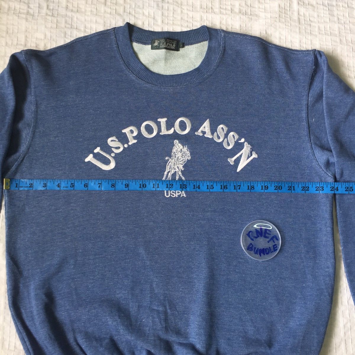 U.S. Polo Assn. U.S. Polo Sweatshirt Big Logo embroidered, Vintage Size US L / EU 52-54 / 3 - 9 Thumbnail