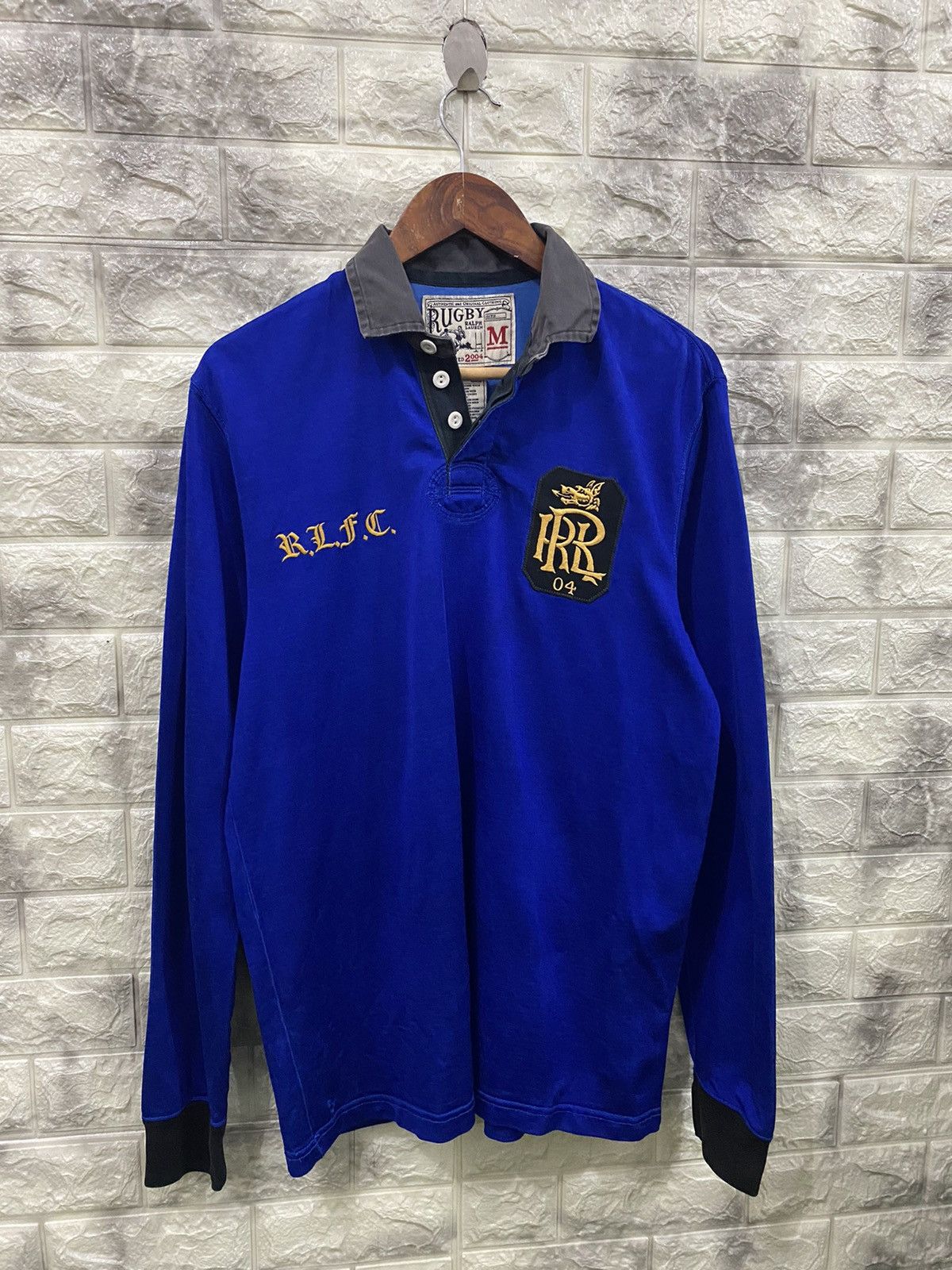 NFL Vintage Rugby Ralph Lauren Polo Size US M / EU 48-50 / 2 - 2 Thumbnail