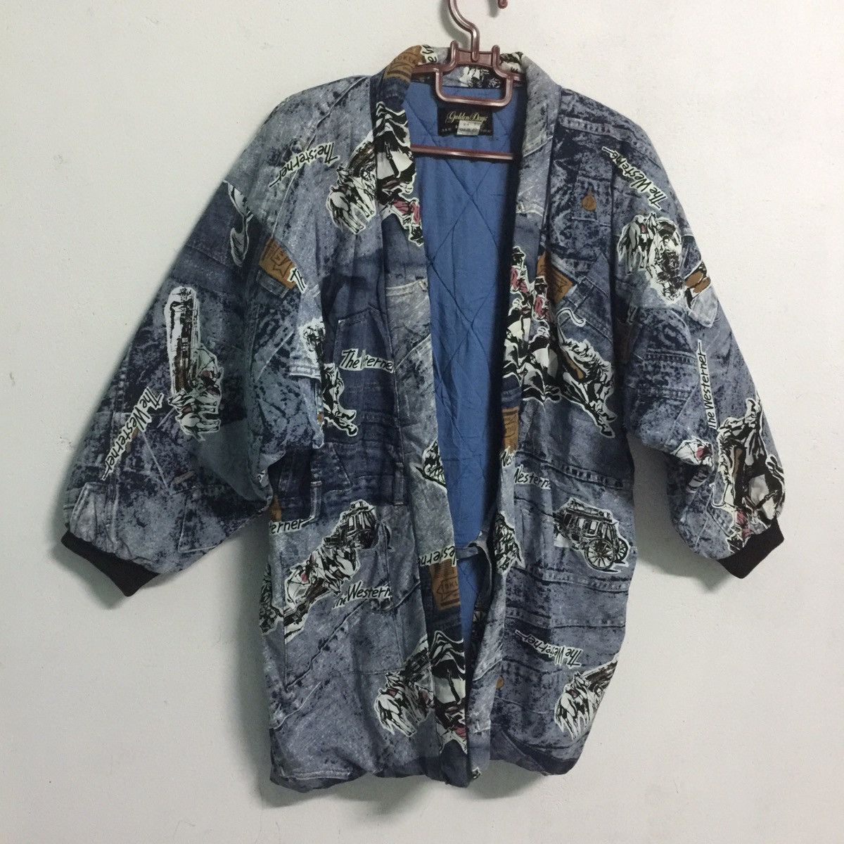 Japanese Brand Vtg Hanten padded kimono jacket cardigan made in Japan Size US M / EU 48-50 / 2 - 4 Thumbnail