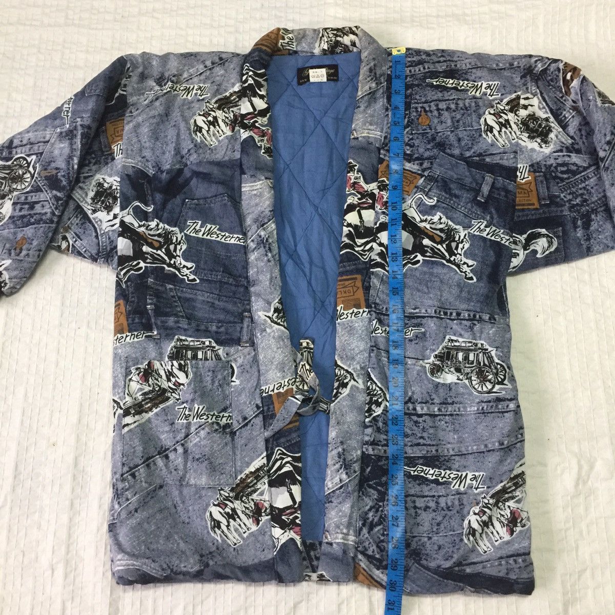 Japanese Brand Vtg Hanten padded kimono jacket cardigan made in Japan Size US M / EU 48-50 / 2 - 11 Thumbnail
