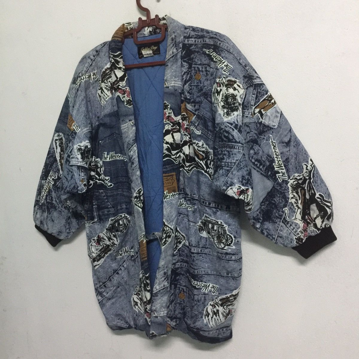 Japanese Brand Vtg Hanten padded kimono jacket cardigan made in Japan Size US M / EU 48-50 / 2 - 3 Thumbnail