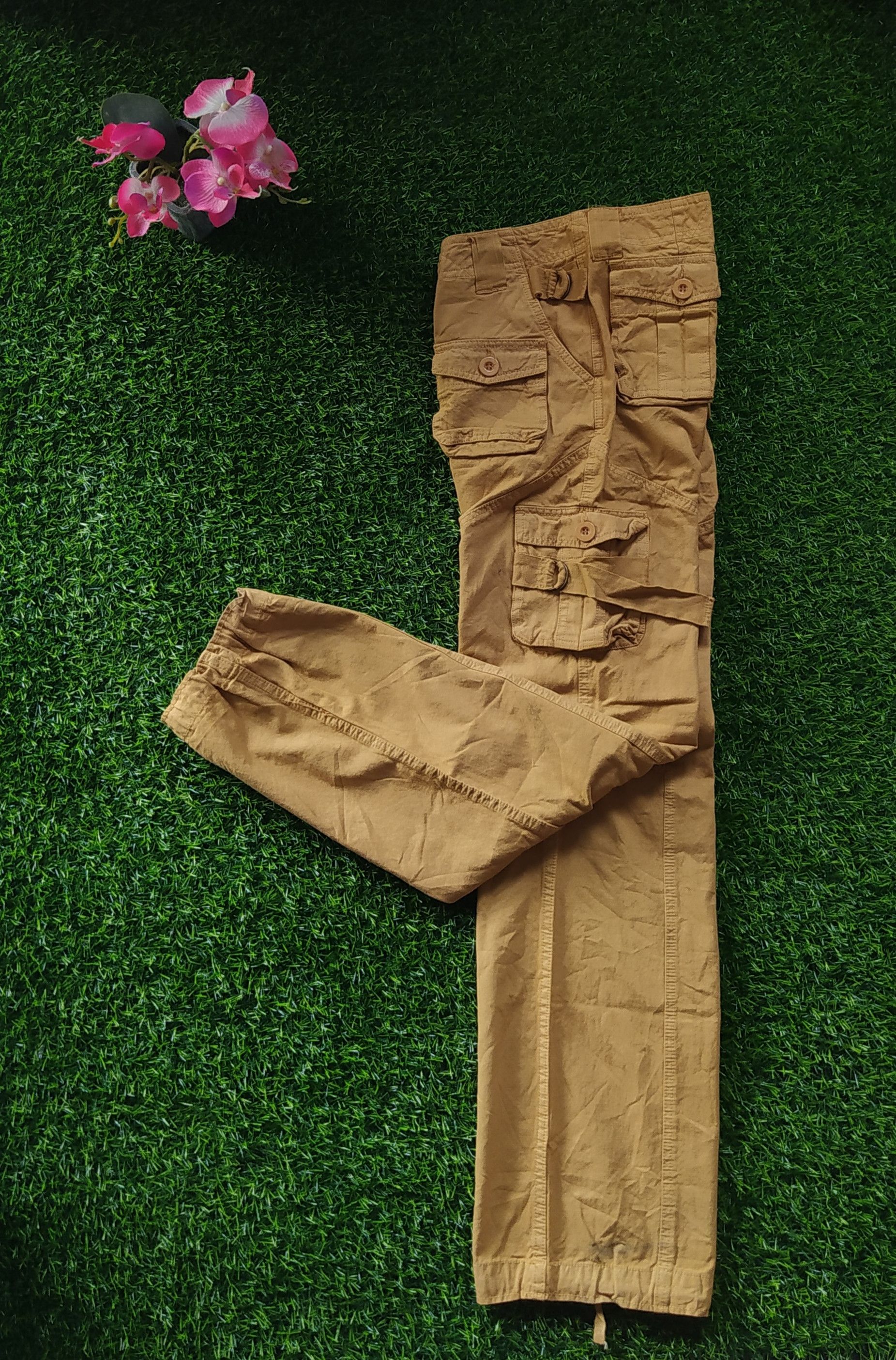 Japanese Brand Multipockets Cargo Pants Size US 28 / EU 44 - 4 Thumbnail