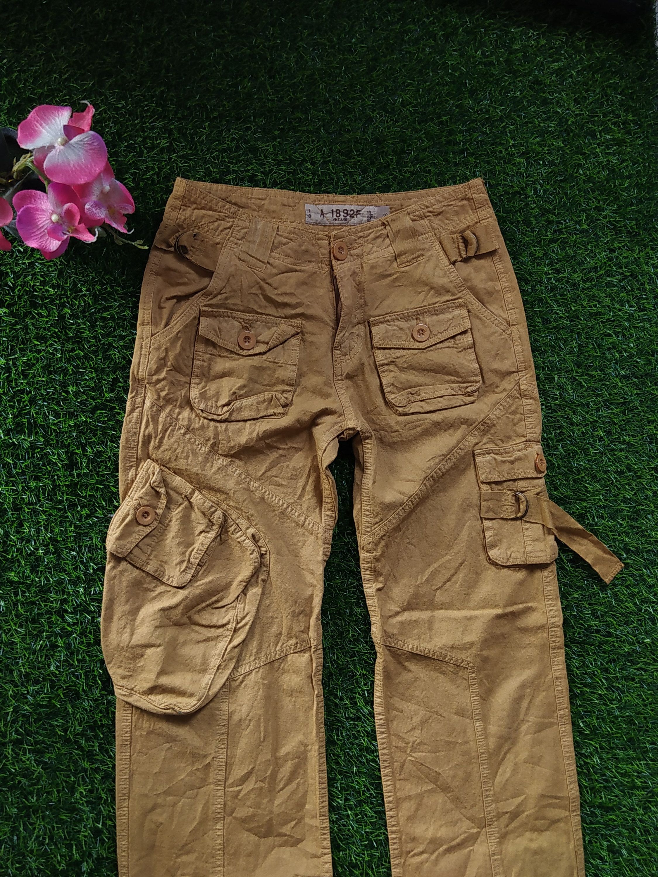 Japanese Brand Multipockets Cargo Pants Size US 28 / EU 44 - 5 Thumbnail