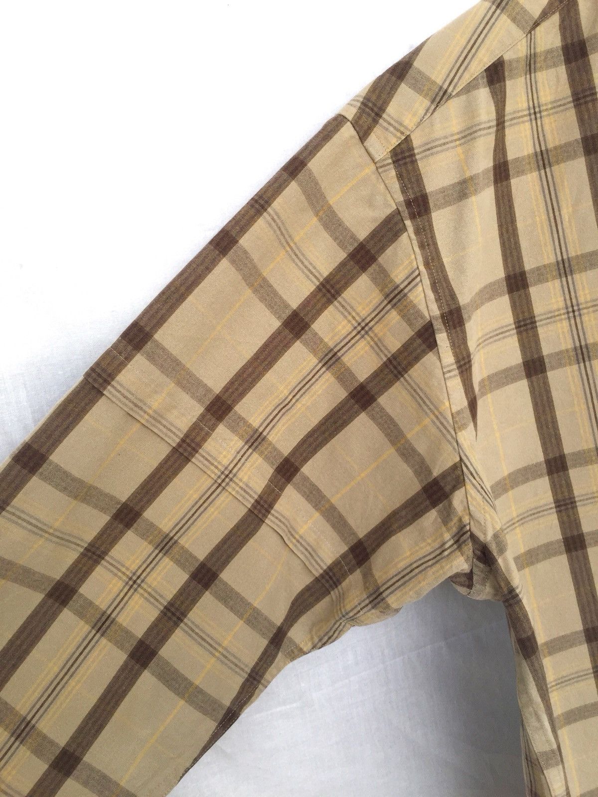 Japanese Brand Made In Japan Papas Checked Plaid Oversized Button Up Shirt Size US L / EU 52-54 / 3 - 5 Thumbnail