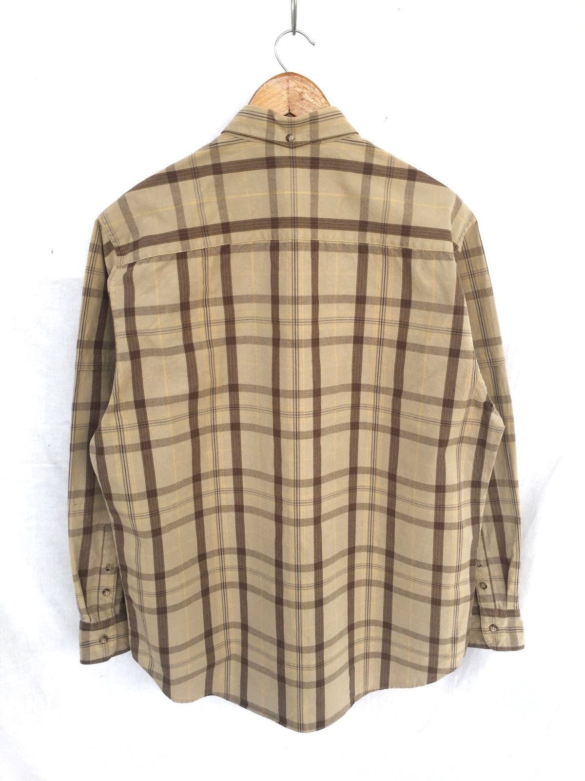 Japanese Brand Made In Japan Papas Checked Plaid Oversized Button Up Shirt Size US L / EU 52-54 / 3 - 6 Thumbnail