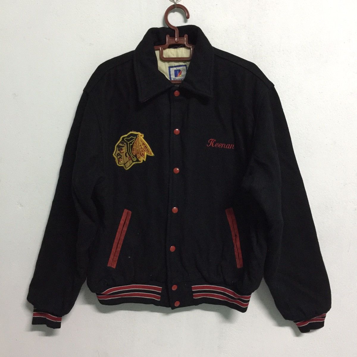 Rennoc Vintage Rennoc Big Logo at back style Varsity Jacket Size US L / EU 52-54 / 3 - 2 Thumbnail