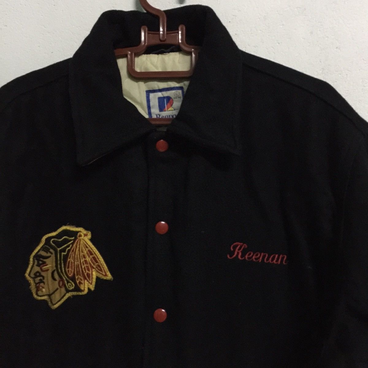 Rennoc Vintage Rennoc Big Logo at back style Varsity Jacket Size US L / EU 52-54 / 3 - 7 Thumbnail