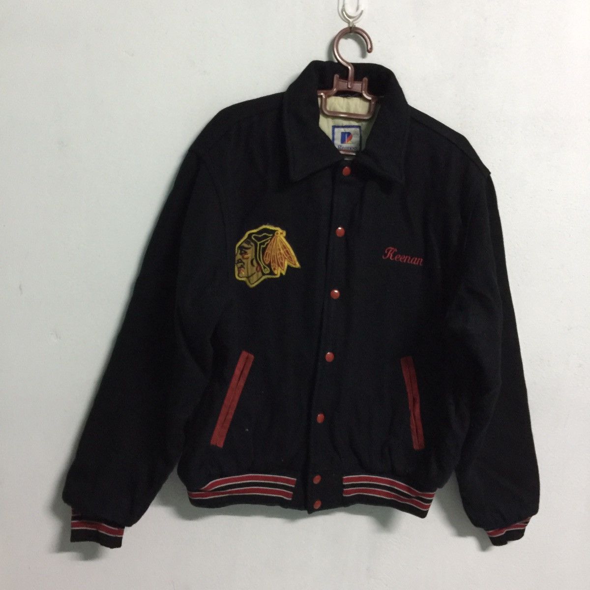 Rennoc Vintage Rennoc Big Logo at back style Varsity Jacket Size US L / EU 52-54 / 3 - 4 Thumbnail