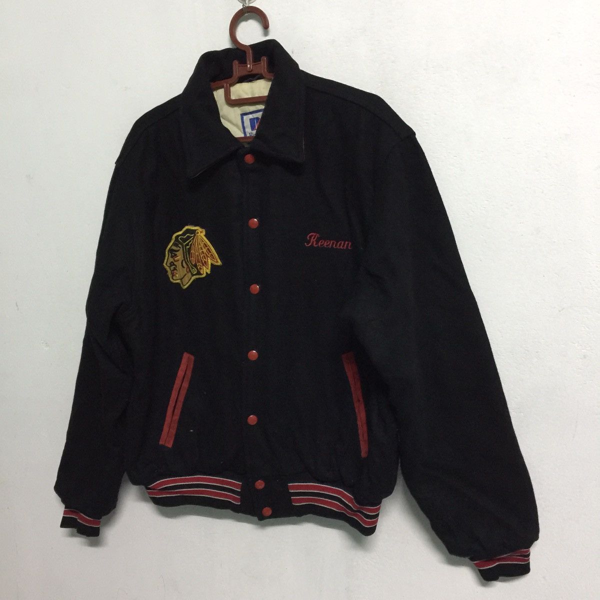 Rennoc Vintage Rennoc Big Logo at back style Varsity Jacket Size US L / EU 52-54 / 3 - 3 Thumbnail