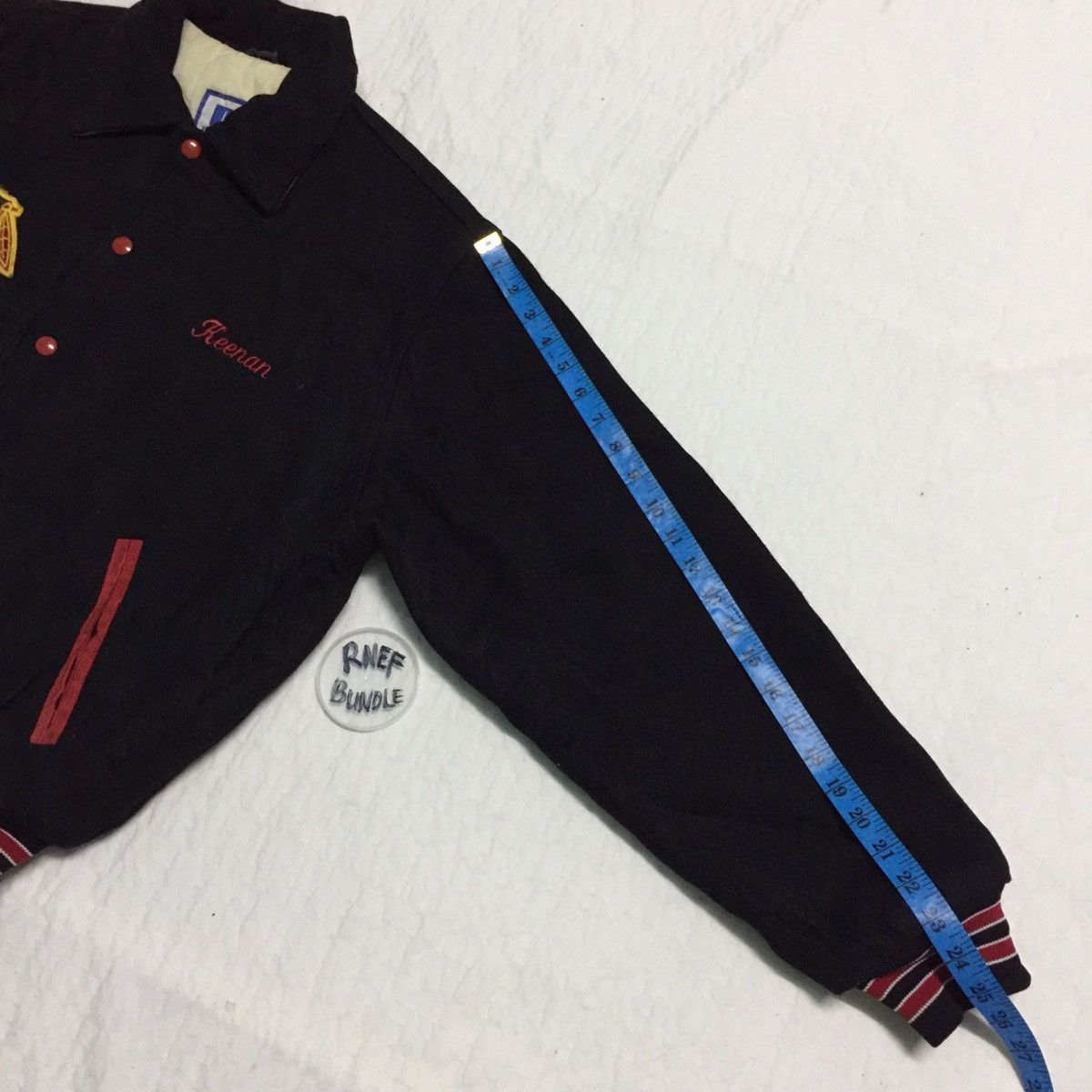 Rennoc Vintage Rennoc Big Logo at back style Varsity Jacket Size US L / EU 52-54 / 3 - 16 Thumbnail