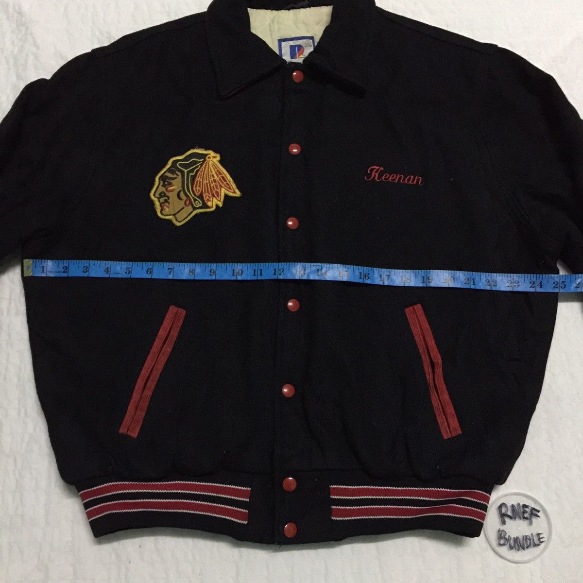Rennoc Vintage Rennoc Big Logo at back style Varsity Jacket Size US L / EU 52-54 / 3 - 14 Thumbnail