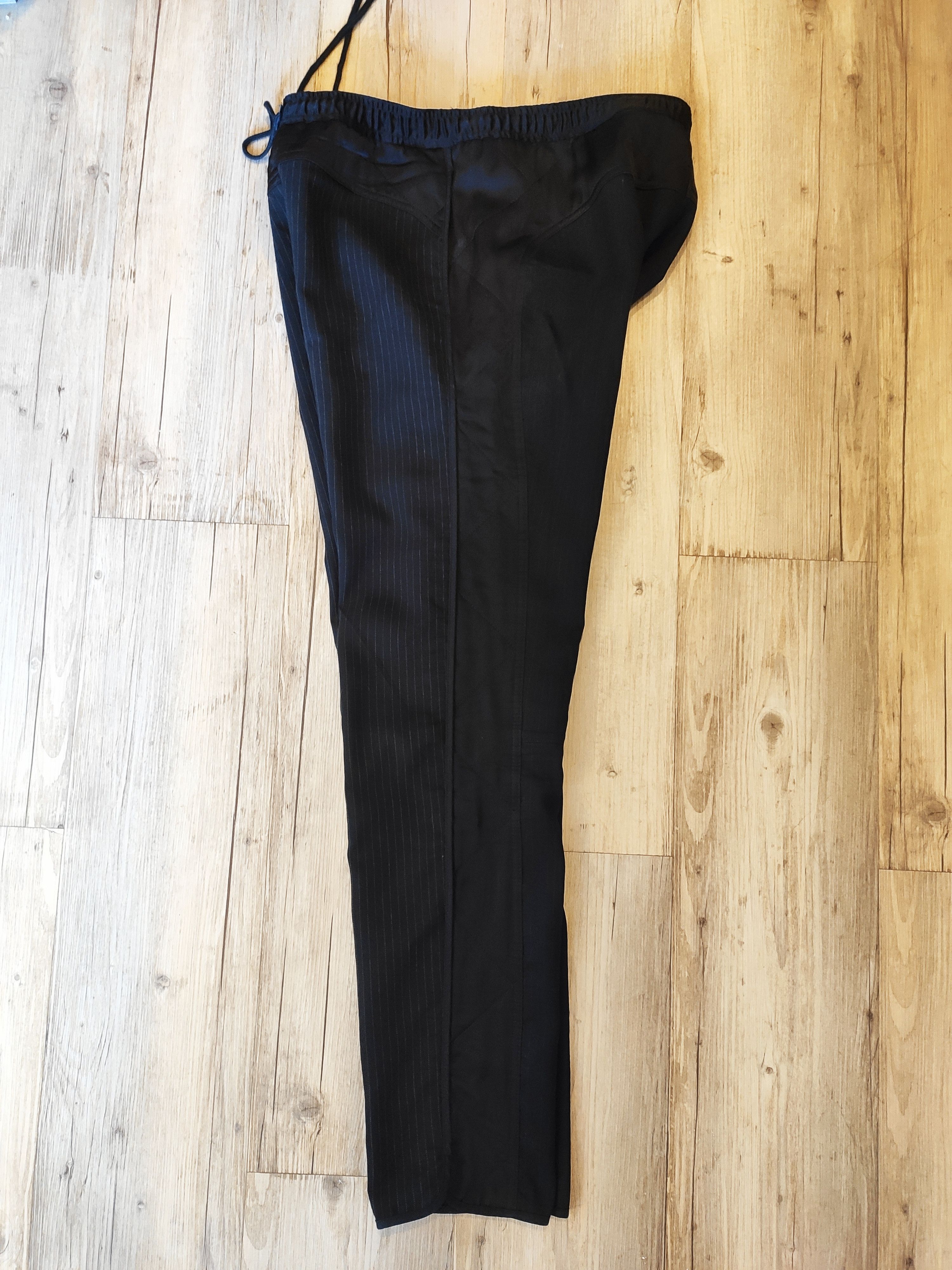 Dries Van Noten Wool & nylon striped pants AW15.Like Ann Demeulemeester Size US 32 / EU 48 - 4 Thumbnail