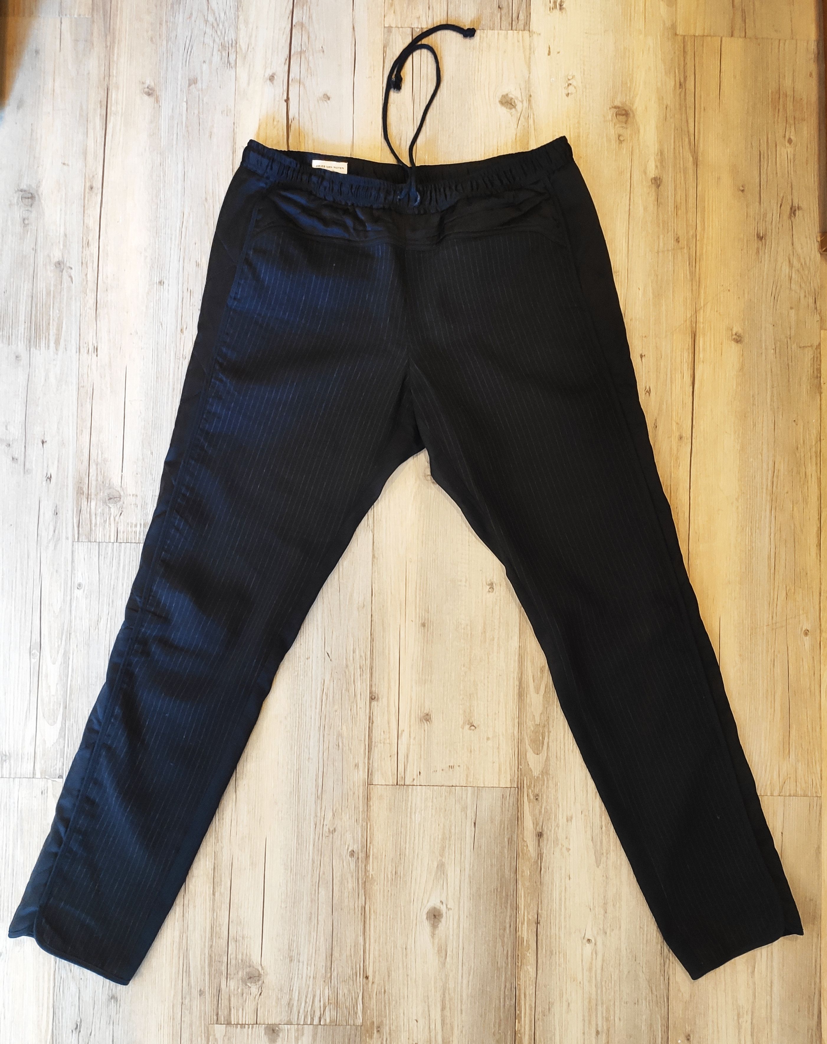 Dries Van Noten Wool & nylon striped pants AW15.Like Ann Demeulemeester Size US 32 / EU 48 - 2 Thumbnail