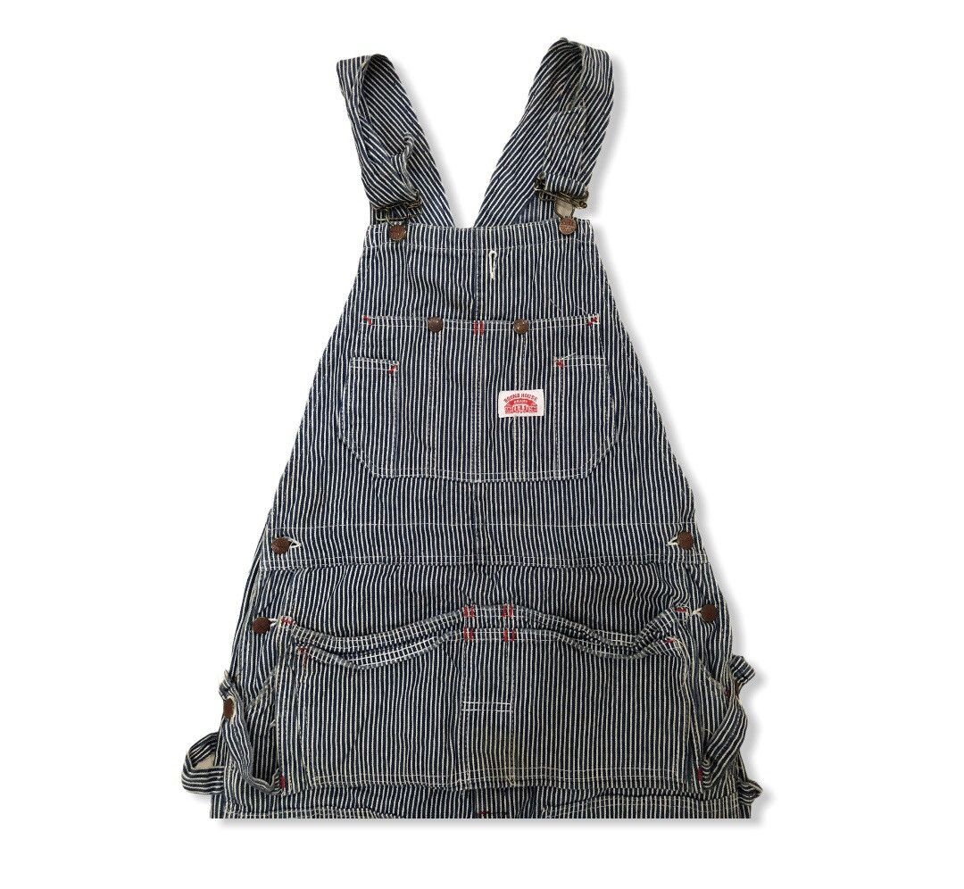 Vintage Vintage Round House Hickory Workers Overall Size US 32 / EU 48 - 2 Thumbnail