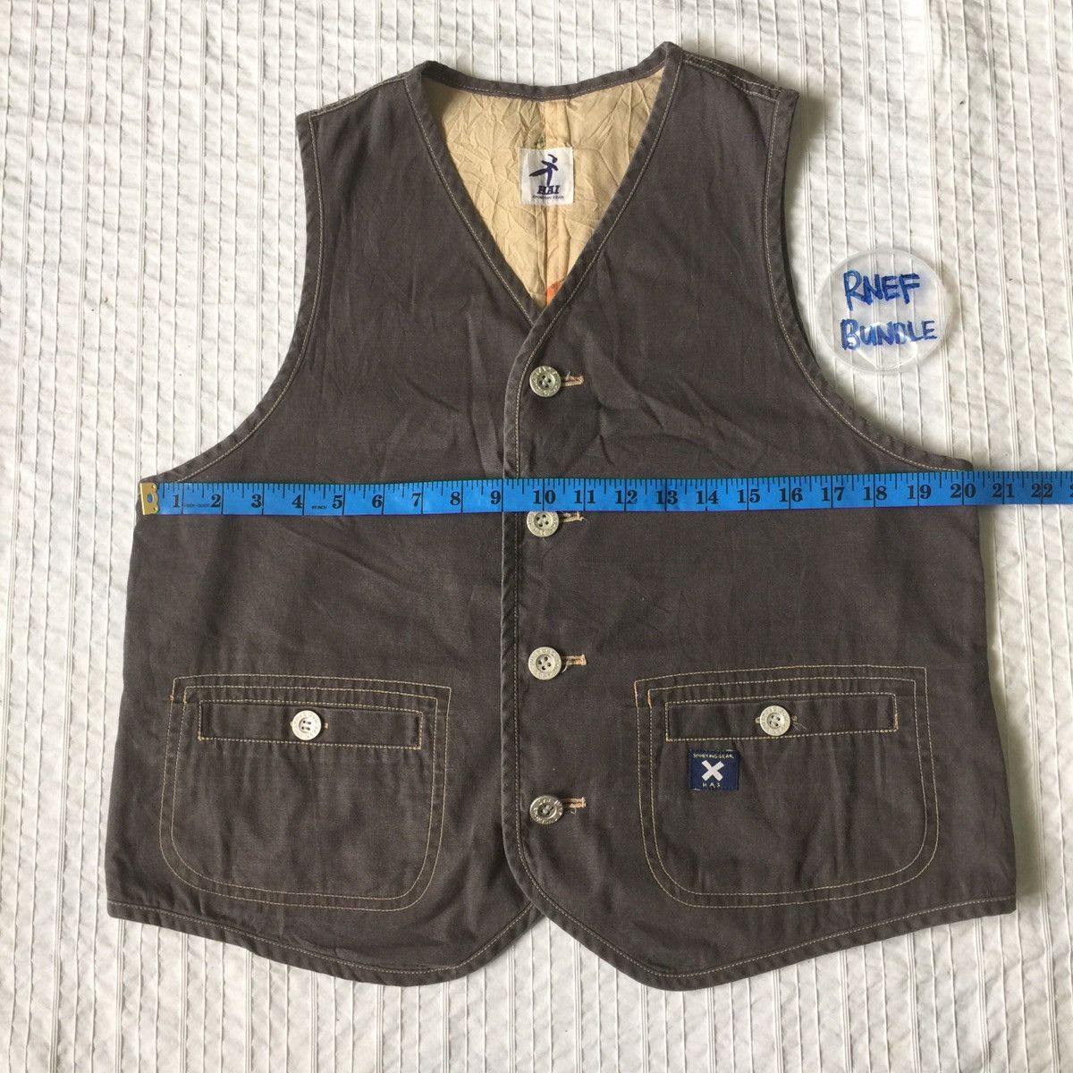 Japanese Brand Issey Miyake Hai Sporting Gear vest Size US M / EU 48-50 / 2 - 12 Thumbnail