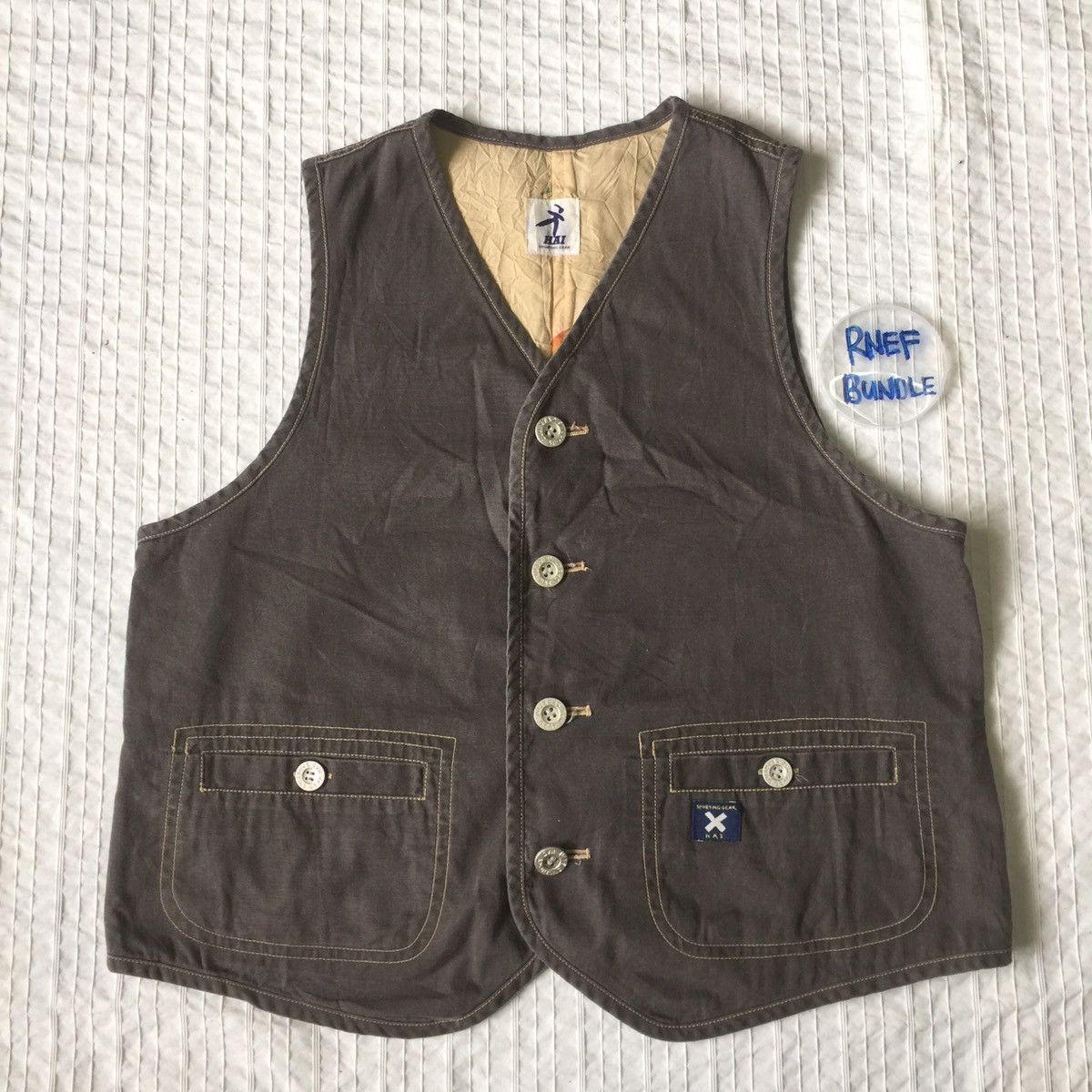 Japanese Brand Issey Miyake Hai Sporting Gear vest Size US M / EU 48-50 / 2 - 11 Thumbnail