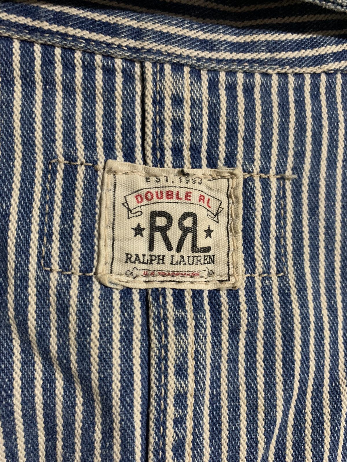 RRL Ralph Lauren RRL Double Ralph Lauren Hickory Zipper Jacket Size US S / EU 44-46 / 1 - 7 Thumbnail