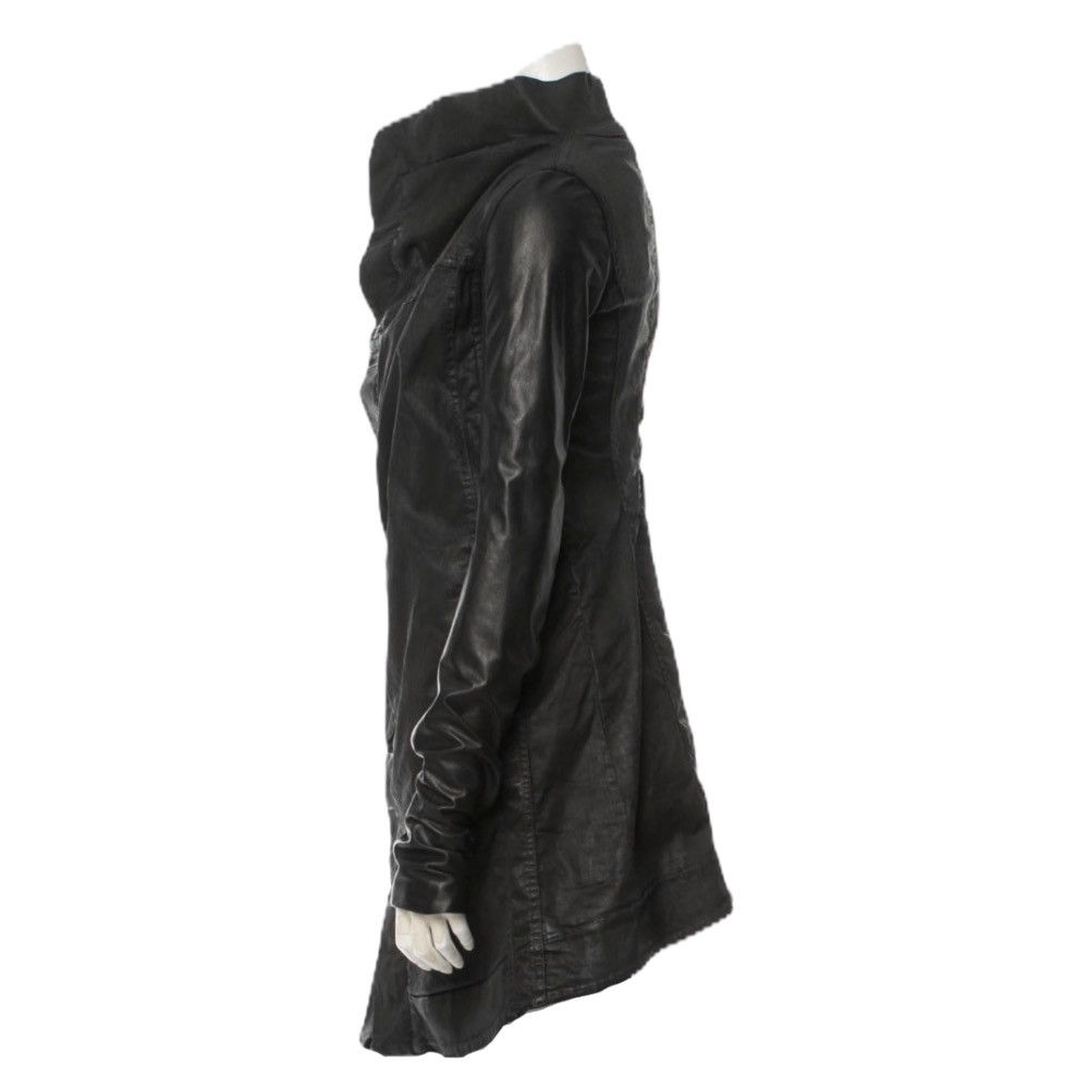 Rick Owens Drkshdw LAST DROP! Rick Owens DRKSHDW Waxed Leather Jacket Size US XS / EU 42 / 0 - 2 Thumbnail