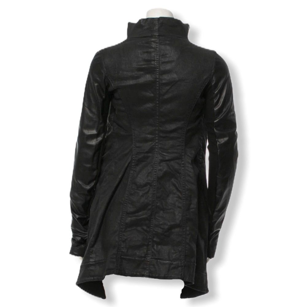 Rick Owens Drkshdw LAST DROP! Rick Owens DRKSHDW Waxed Leather Jacket Size US XS / EU 42 / 0 - 3 Thumbnail