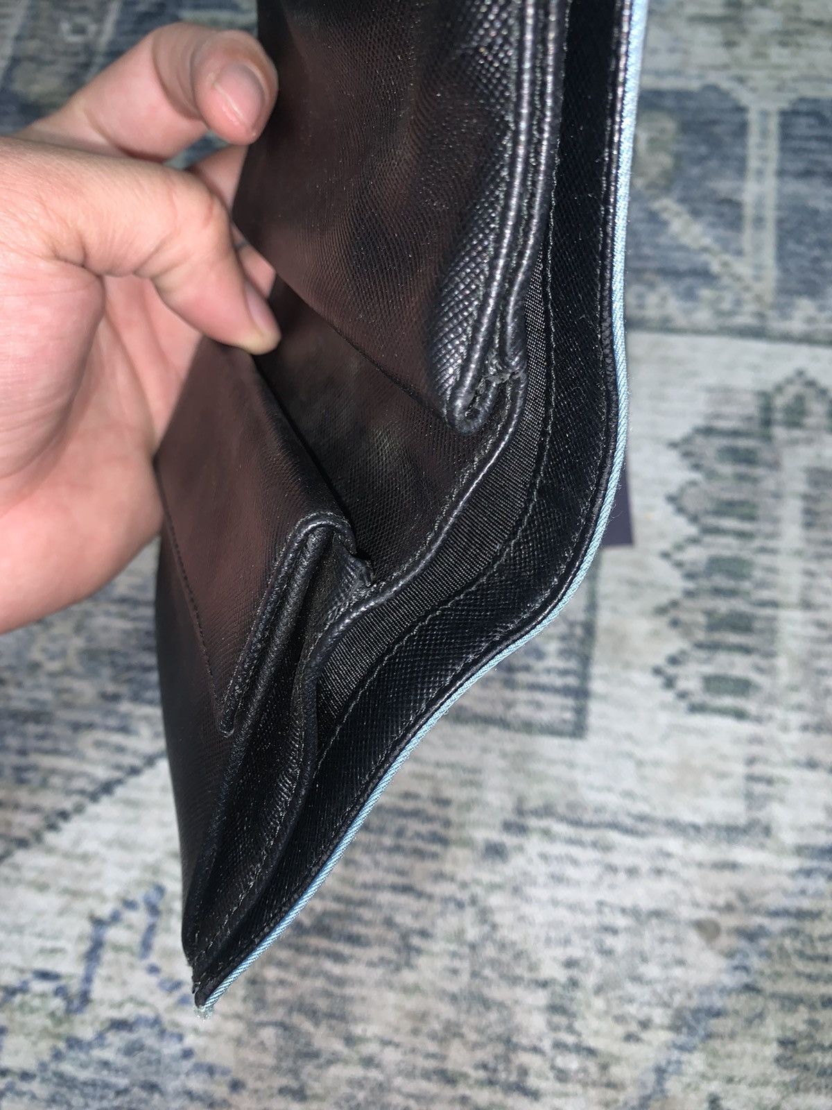 Prada Prada Tessuto Azzurro Wallet Size ONE SIZE - 25 Thumbnail