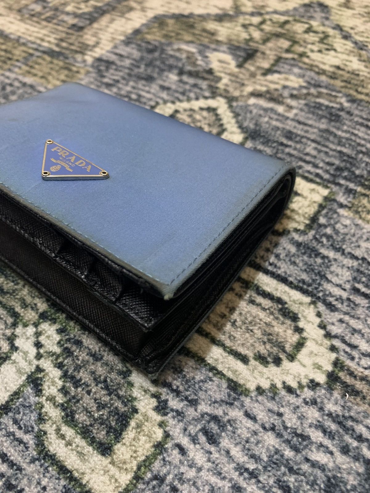 Prada Prada Tessuto Azzurro Wallet Size ONE SIZE - 16 Thumbnail