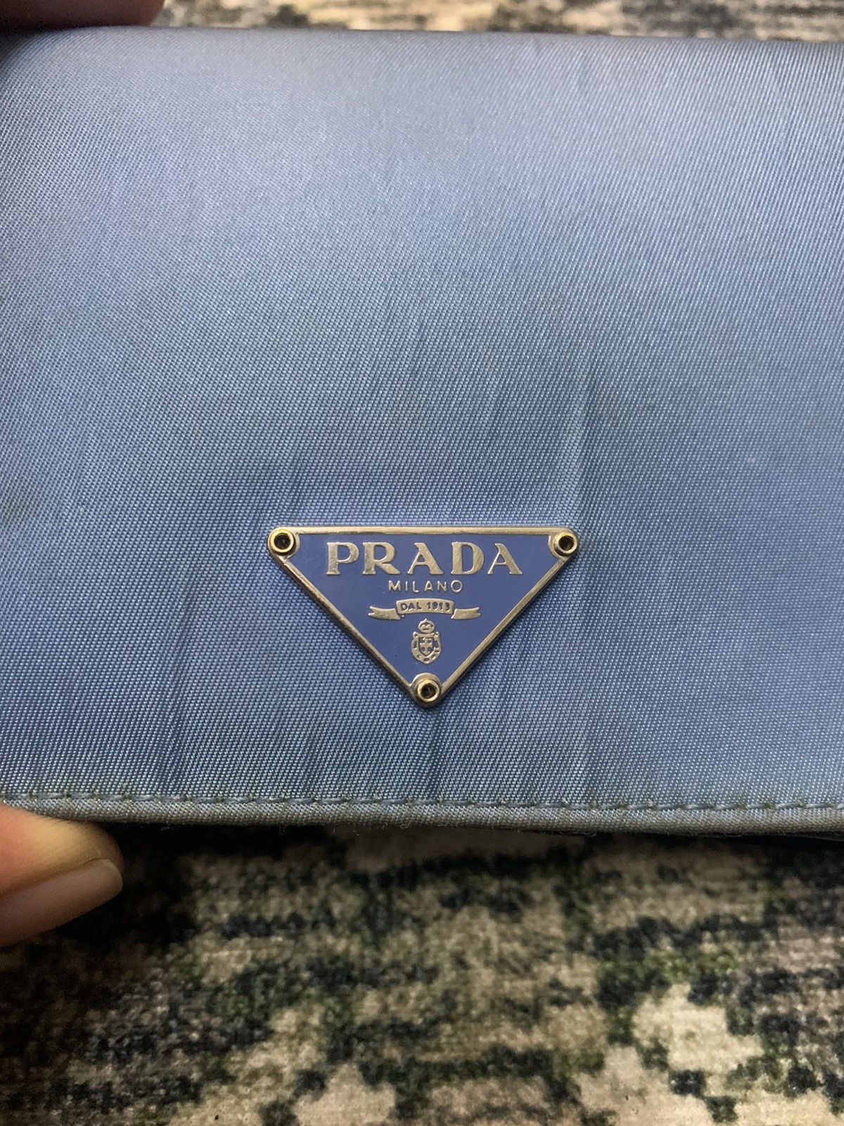 Prada Prada Tessuto Azzurro Wallet Size ONE SIZE - 4 Thumbnail