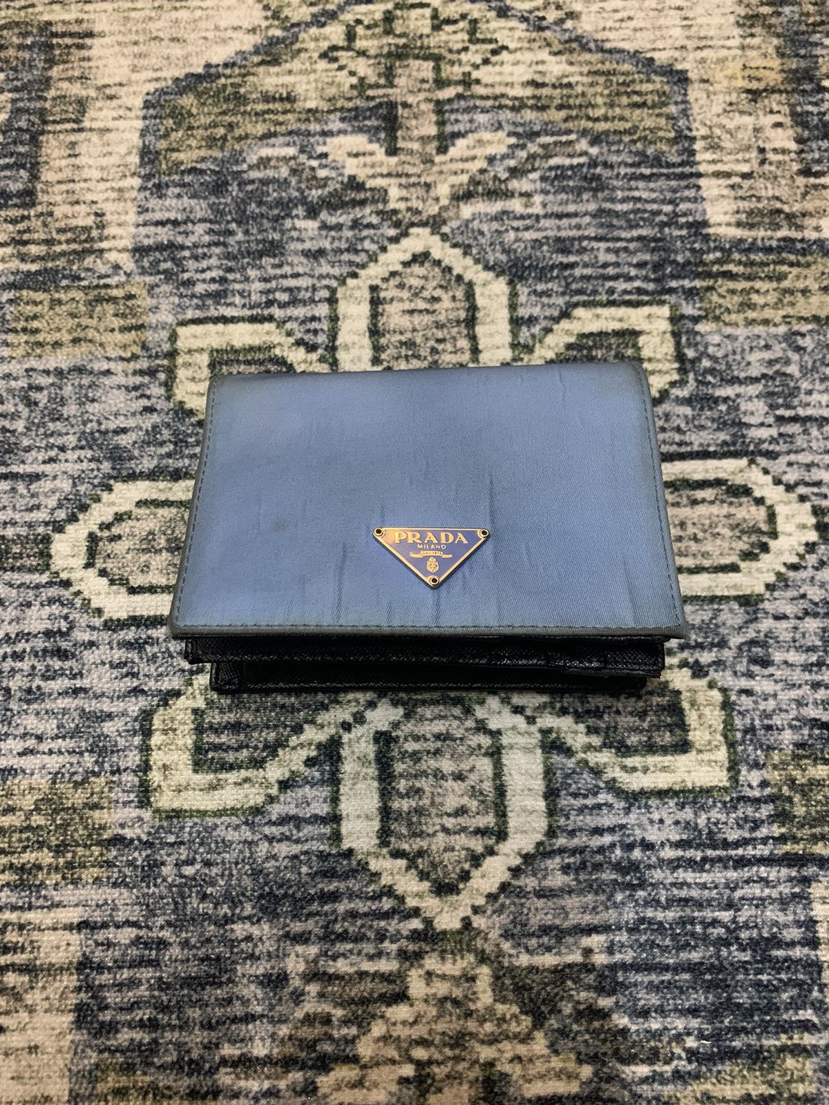 Prada Prada Tessuto Azzurro Wallet Size ONE SIZE - 3 Thumbnail