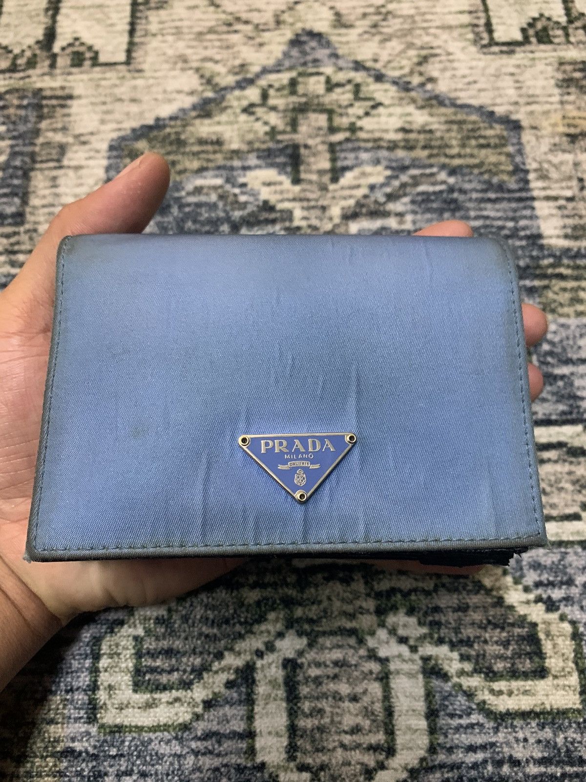Prada Prada Tessuto Azzurro Wallet Size ONE SIZE - 13 Thumbnail