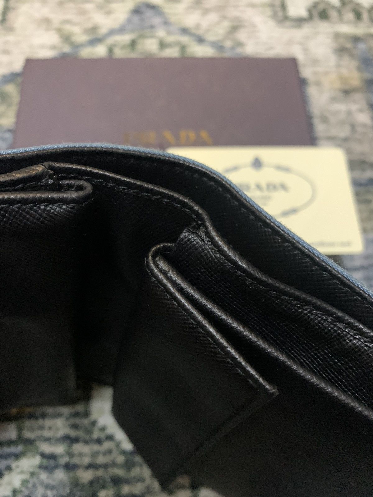 Prada Prada Tessuto Azzurro Wallet Size ONE SIZE - 18 Thumbnail