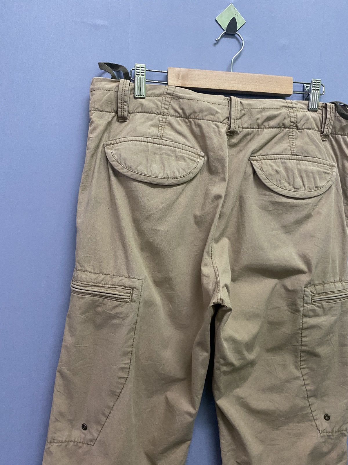 Gap × Vintage Vintage GAP Cargo Multi Pocket Tactical Parachute Pants Size US 33 - 12 Thumbnail