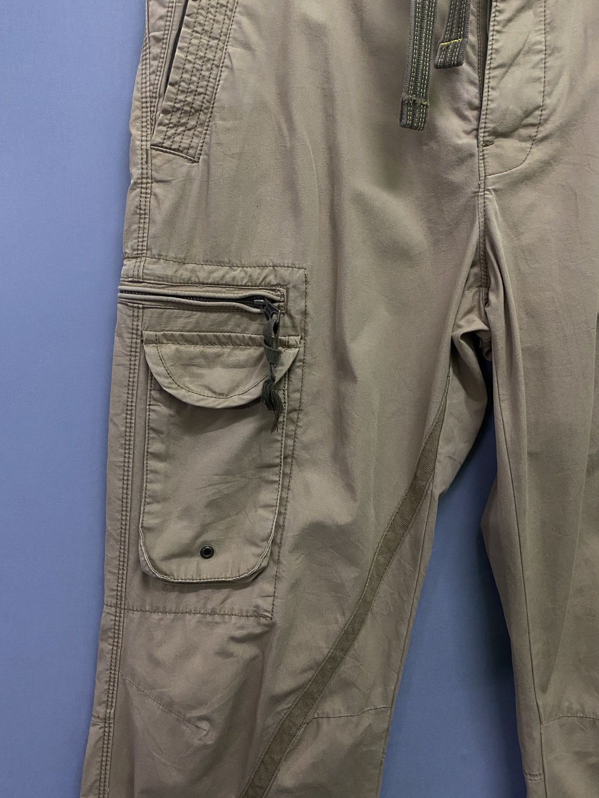 Gap × Vintage Vintage GAP Cargo Multi Pocket Tactical Parachute Pants Size US 33 - 5 Thumbnail