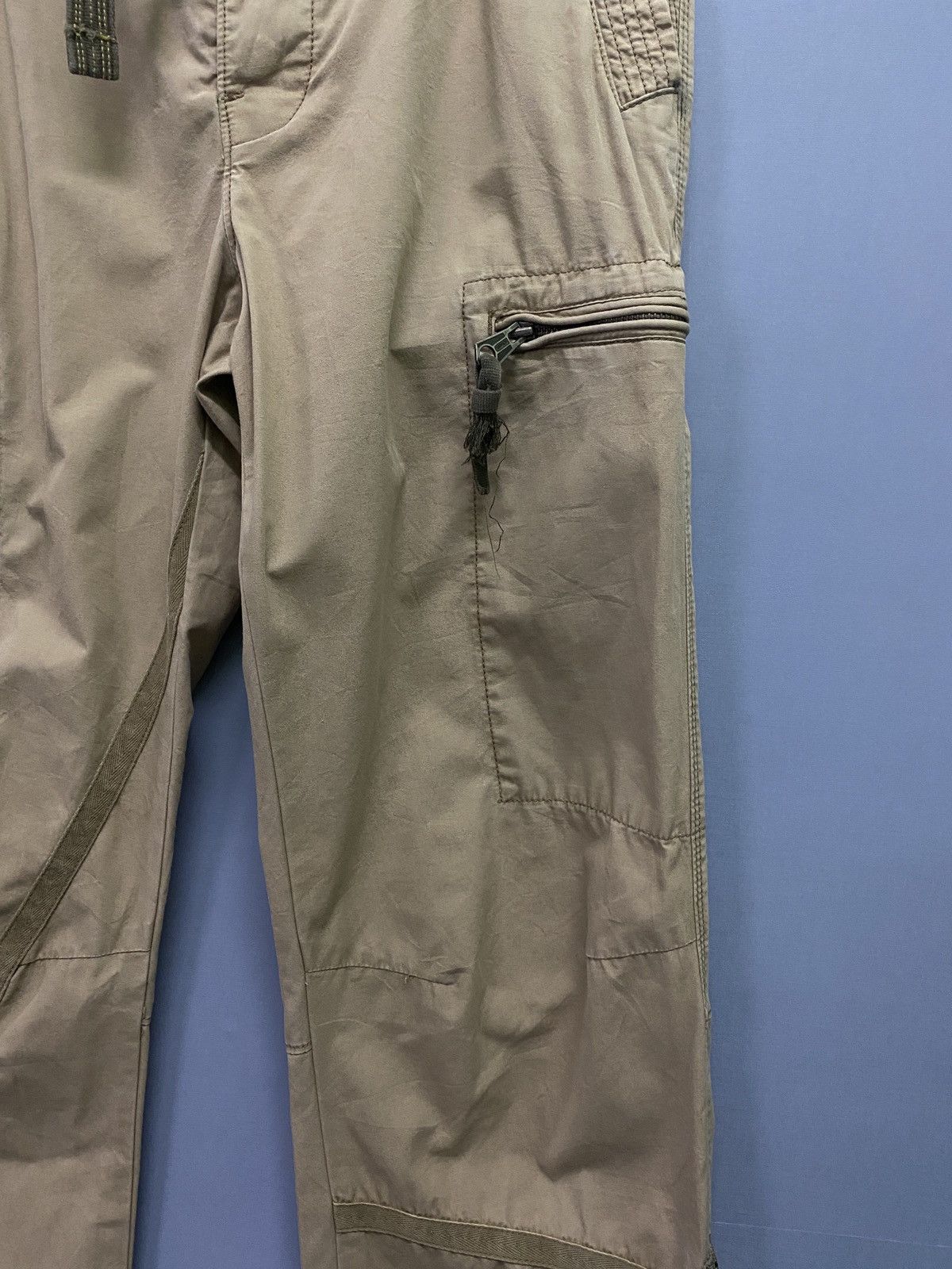 Gap × Vintage Vintage GAP Cargo Multi Pocket Tactical Parachute Pants Size US 33 - 9 Thumbnail