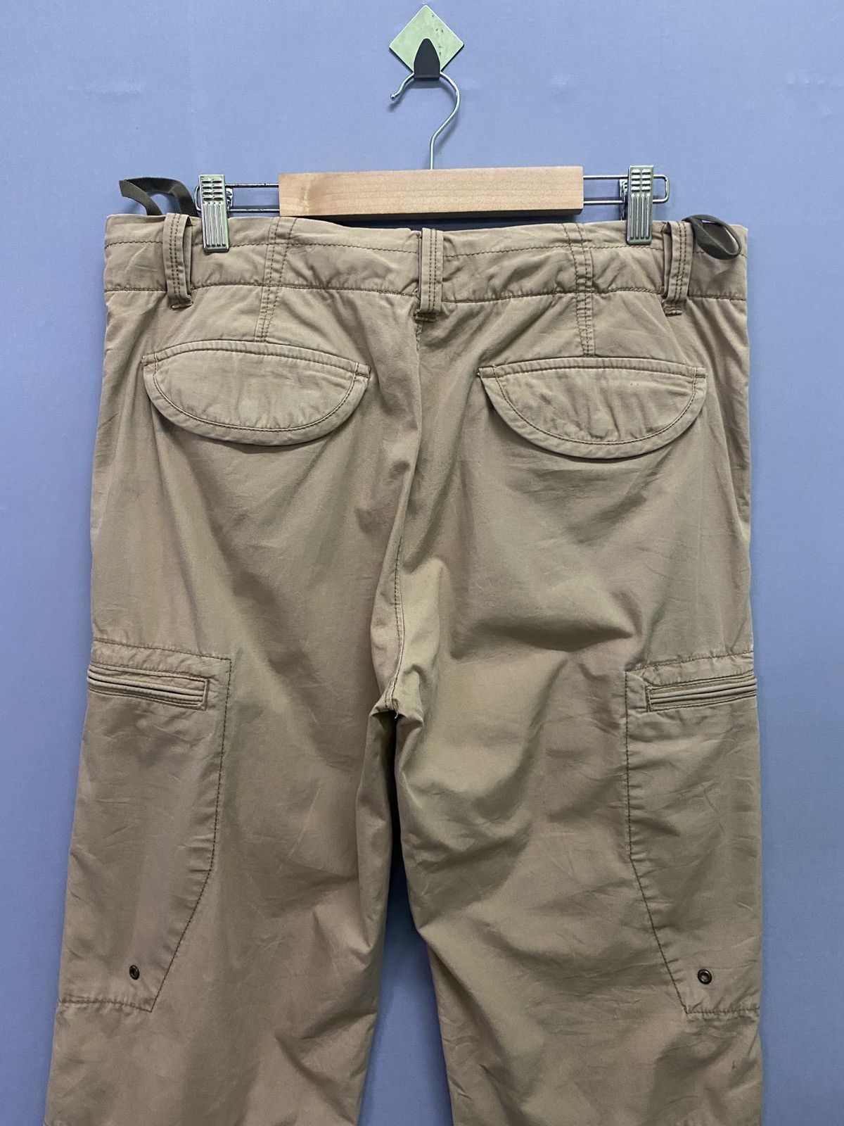 Gap × Vintage Vintage GAP Cargo Multi Pocket Tactical Parachute Pants Size US 33 - 11 Thumbnail