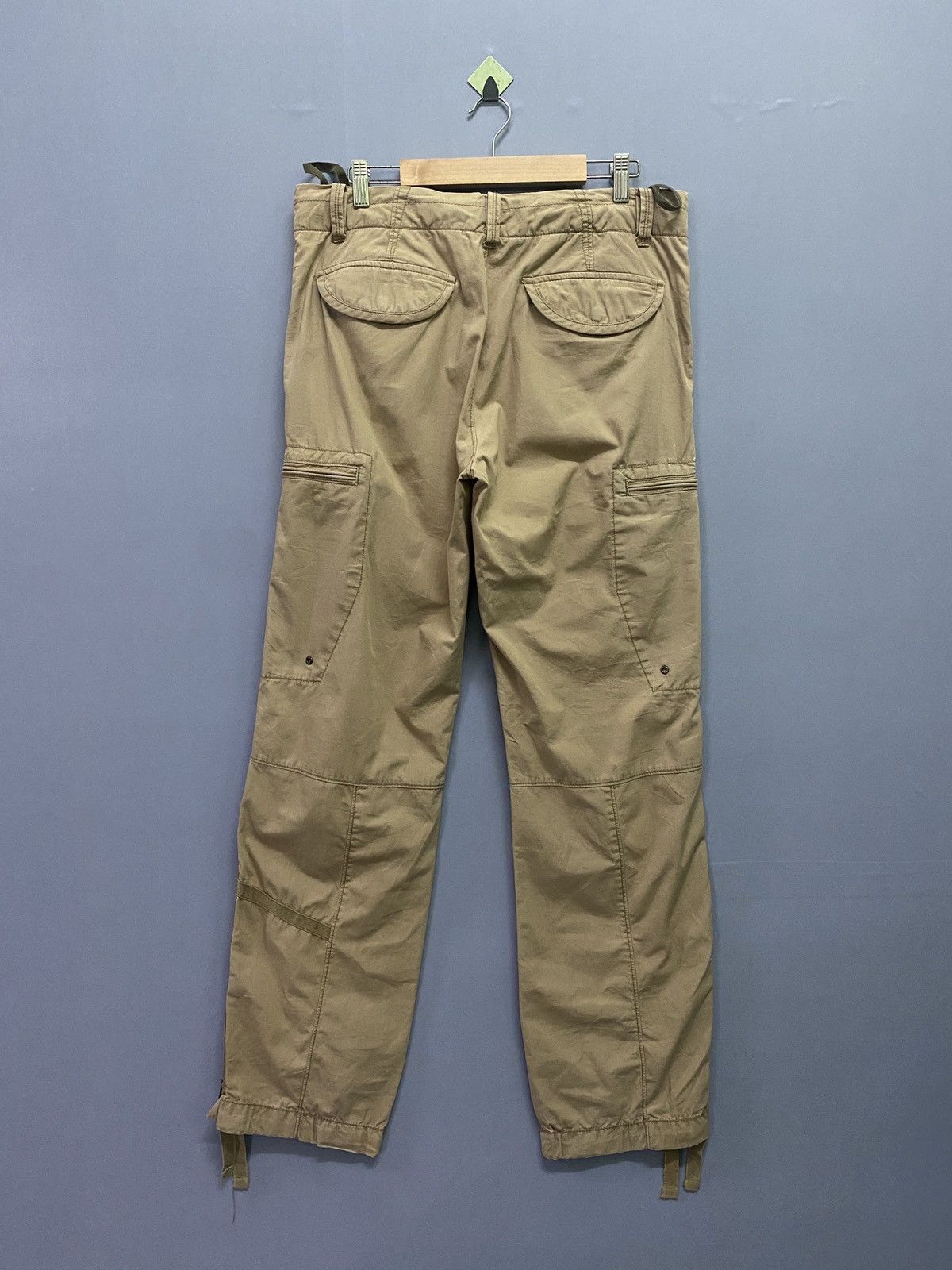 Gap × Vintage Vintage GAP Cargo Multi Pocket Tactical Parachute Pants Size US 33 - 2 Thumbnail