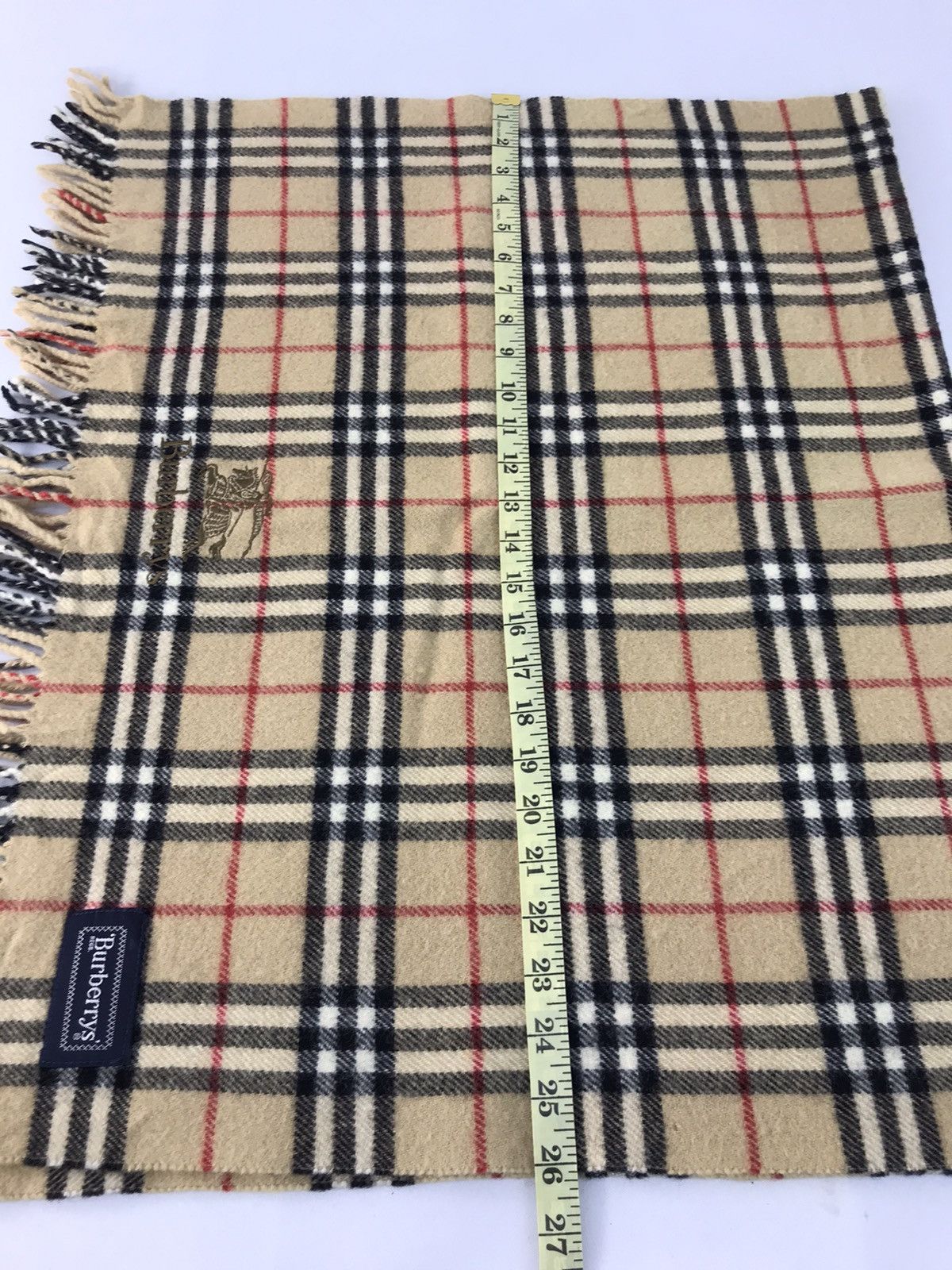 Burberry Burberry London Nova Checked Monogram Muffler Scarf 52 x 40 Size ONE SIZE - 8 Thumbnail