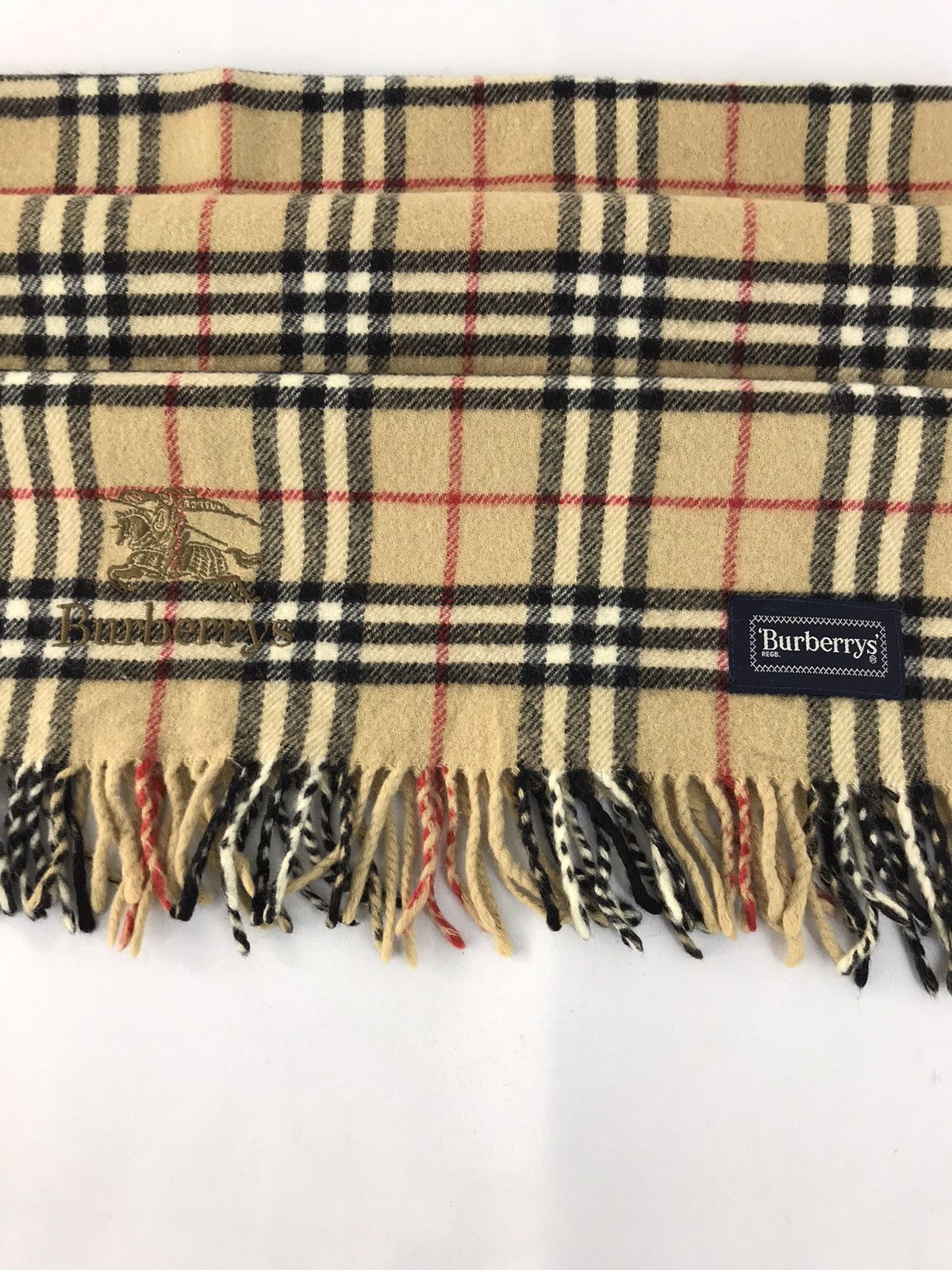 Burberry Burberry London Nova Checked Monogram Muffler Scarf 52 x 40 Size ONE SIZE - 3 Thumbnail
