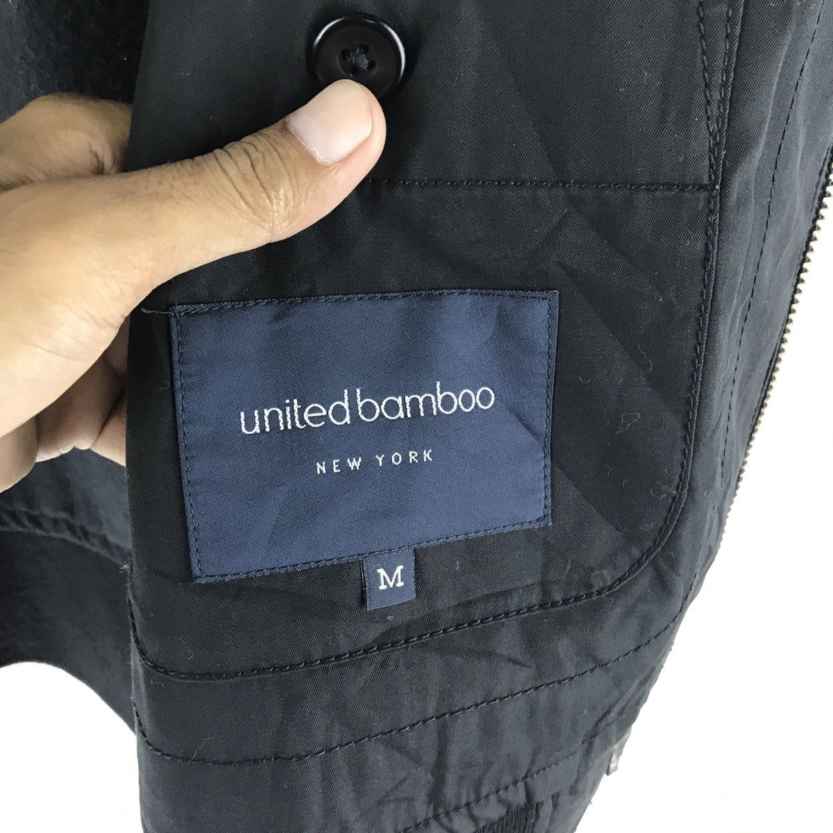 Designer 🔥UNITED BAMBOO NEW YORK BOMBER TWOPOCKET JACKET JAPAN MADE Size US M / EU 48-50 / 2 - 12 Thumbnail
