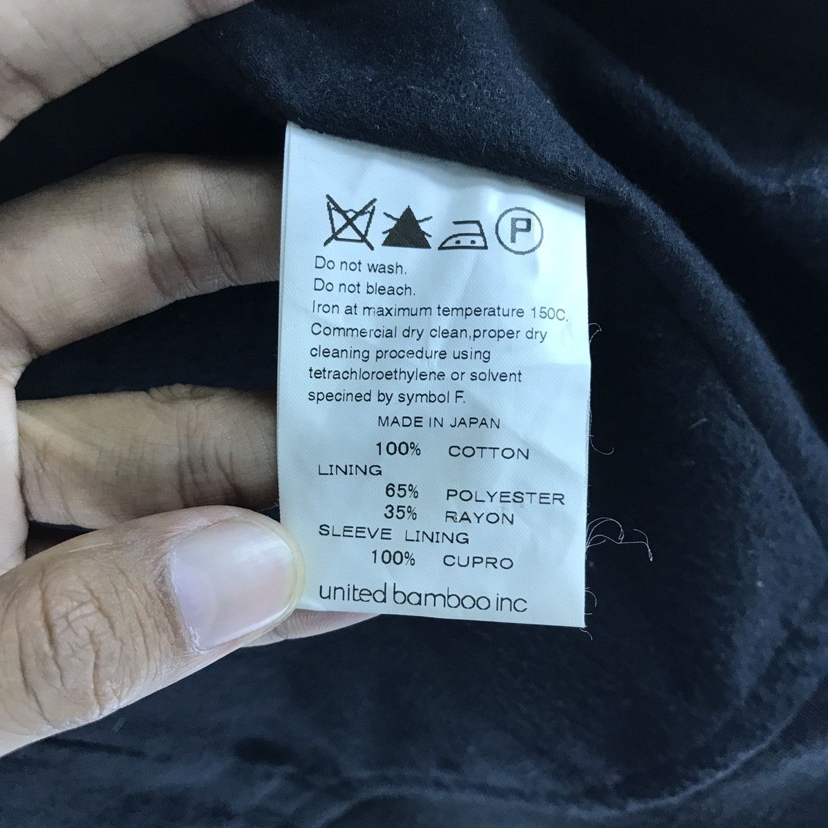 Designer 🔥UNITED BAMBOO NEW YORK BOMBER TWOPOCKET JACKET JAPAN MADE Size US M / EU 48-50 / 2 - 13 Thumbnail