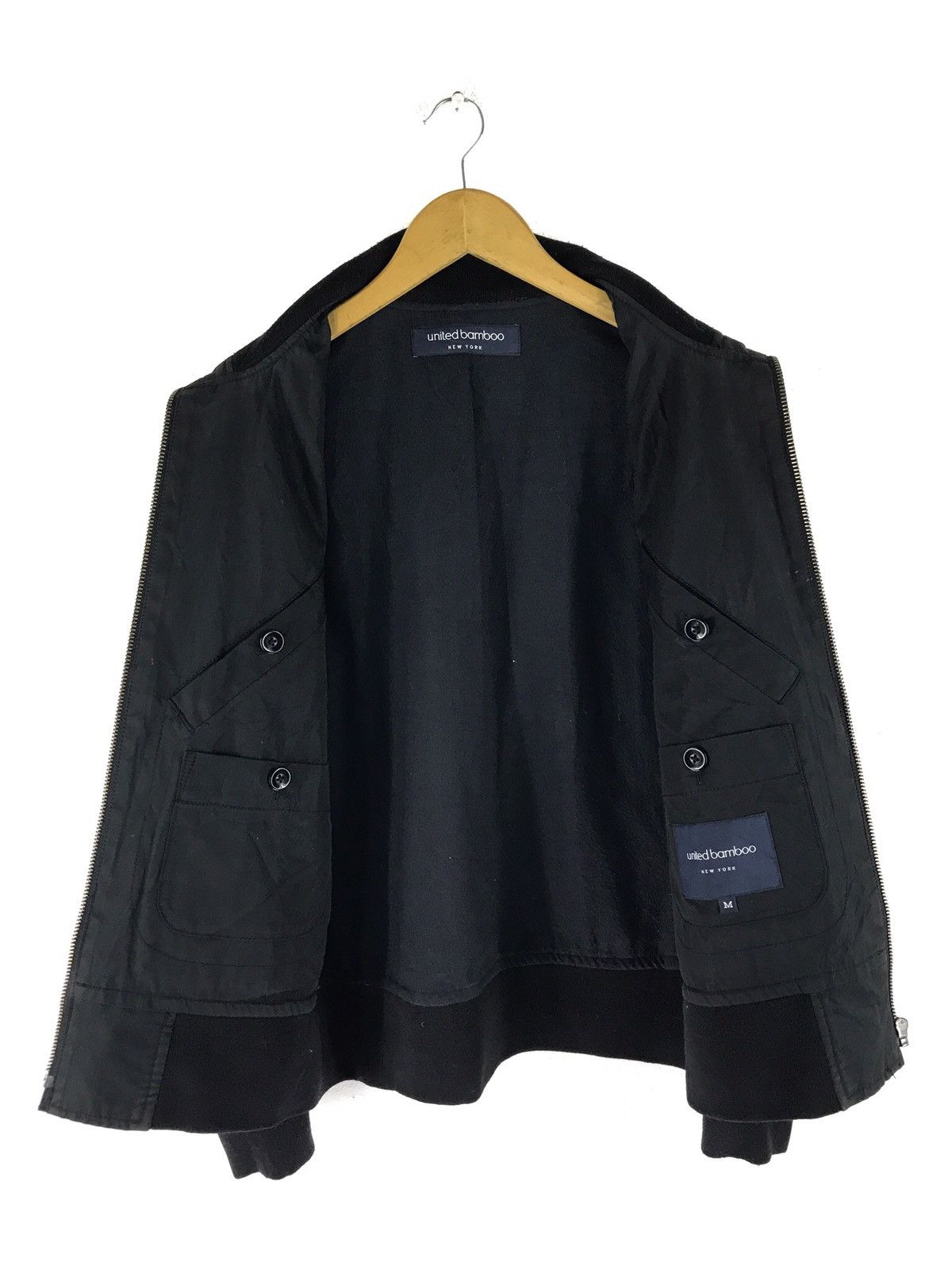 Designer 🔥UNITED BAMBOO NEW YORK BOMBER TWOPOCKET JACKET JAPAN MADE Size US M / EU 48-50 / 2 - 10 Thumbnail