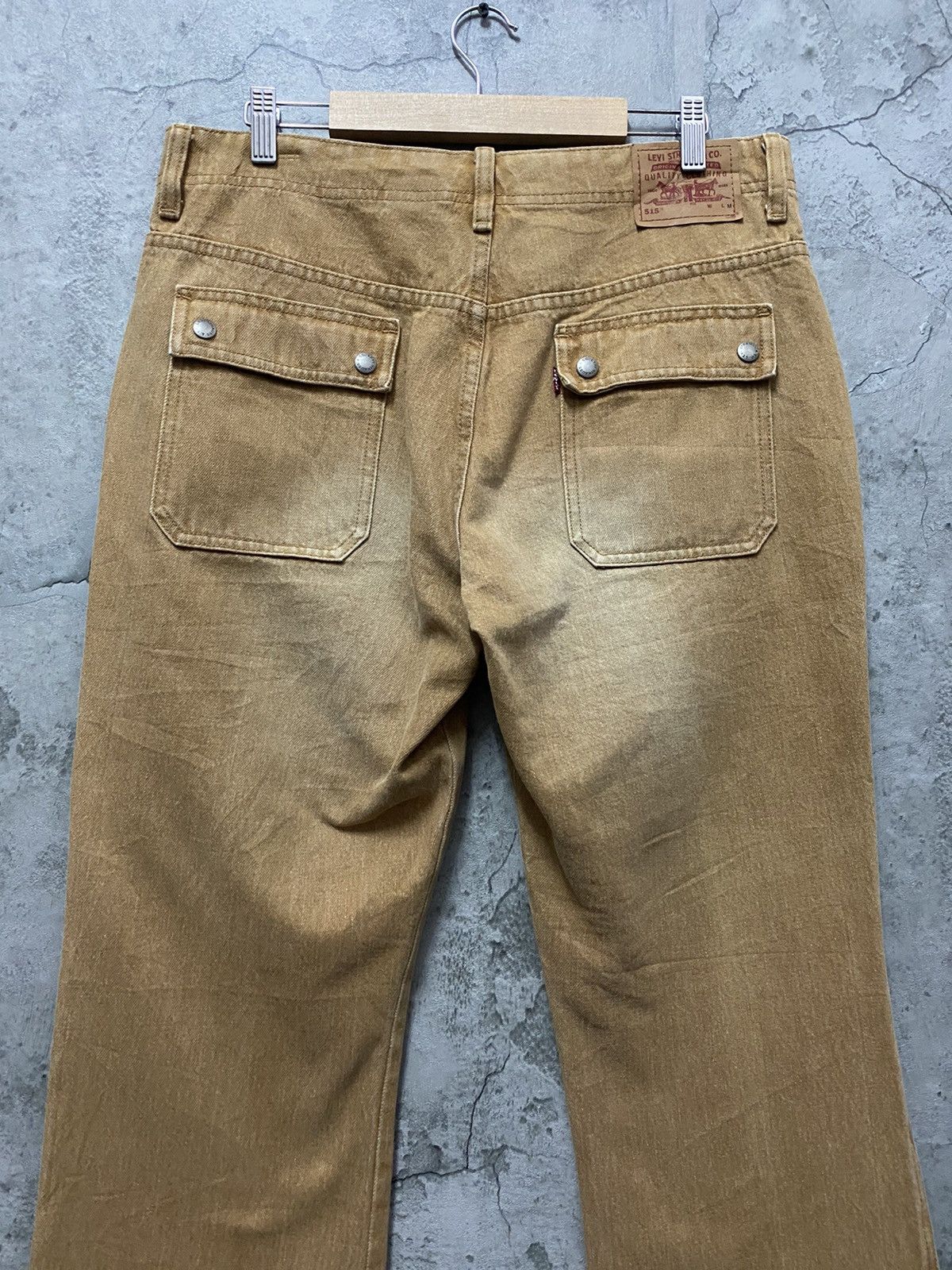 Levi's × Vintage Vintage Levis 515 Bootcut Flared Bush Pocket Denim Pants Size US 32 / EU 48 - 10 Thumbnail